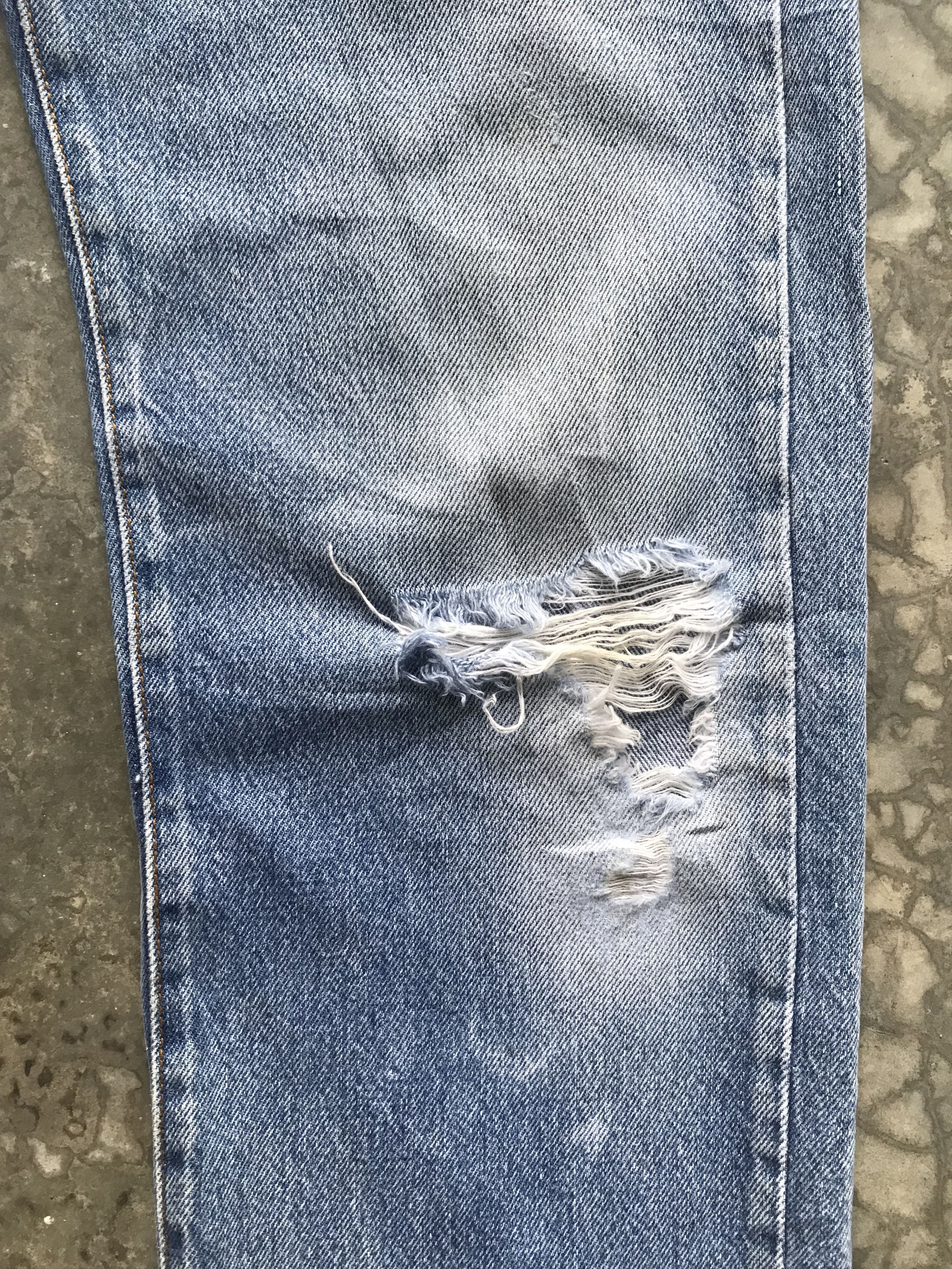 Levi's Vintage 90s Grunge Levis 501 "Kurt Cobain" Distressed Denim Size US 29 - 5 Thumbnail