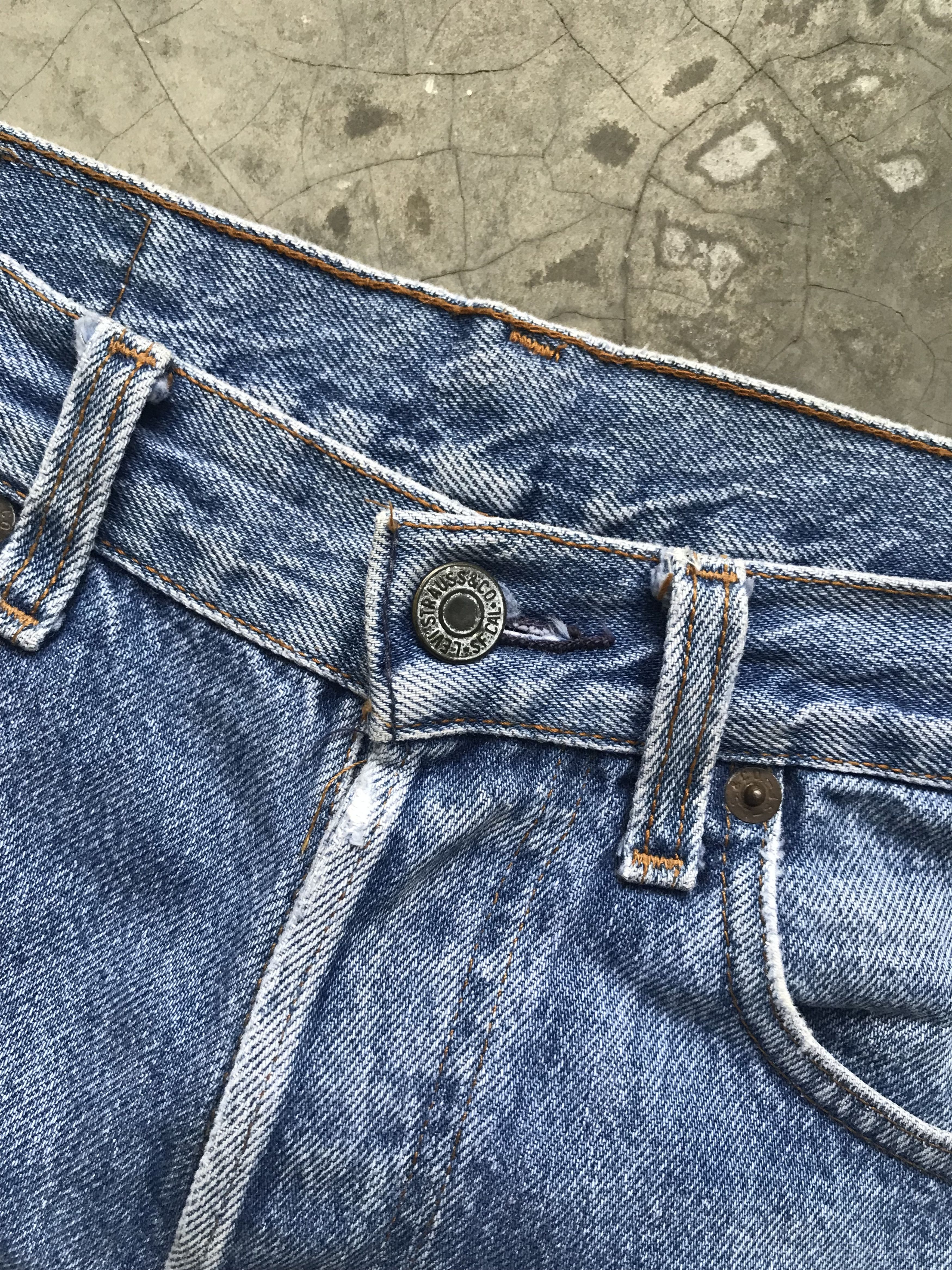 Levi's Vintage 90s Grunge Levis 501 "Kurt Cobain" Distressed Denim Size US 29 - 7 Thumbnail