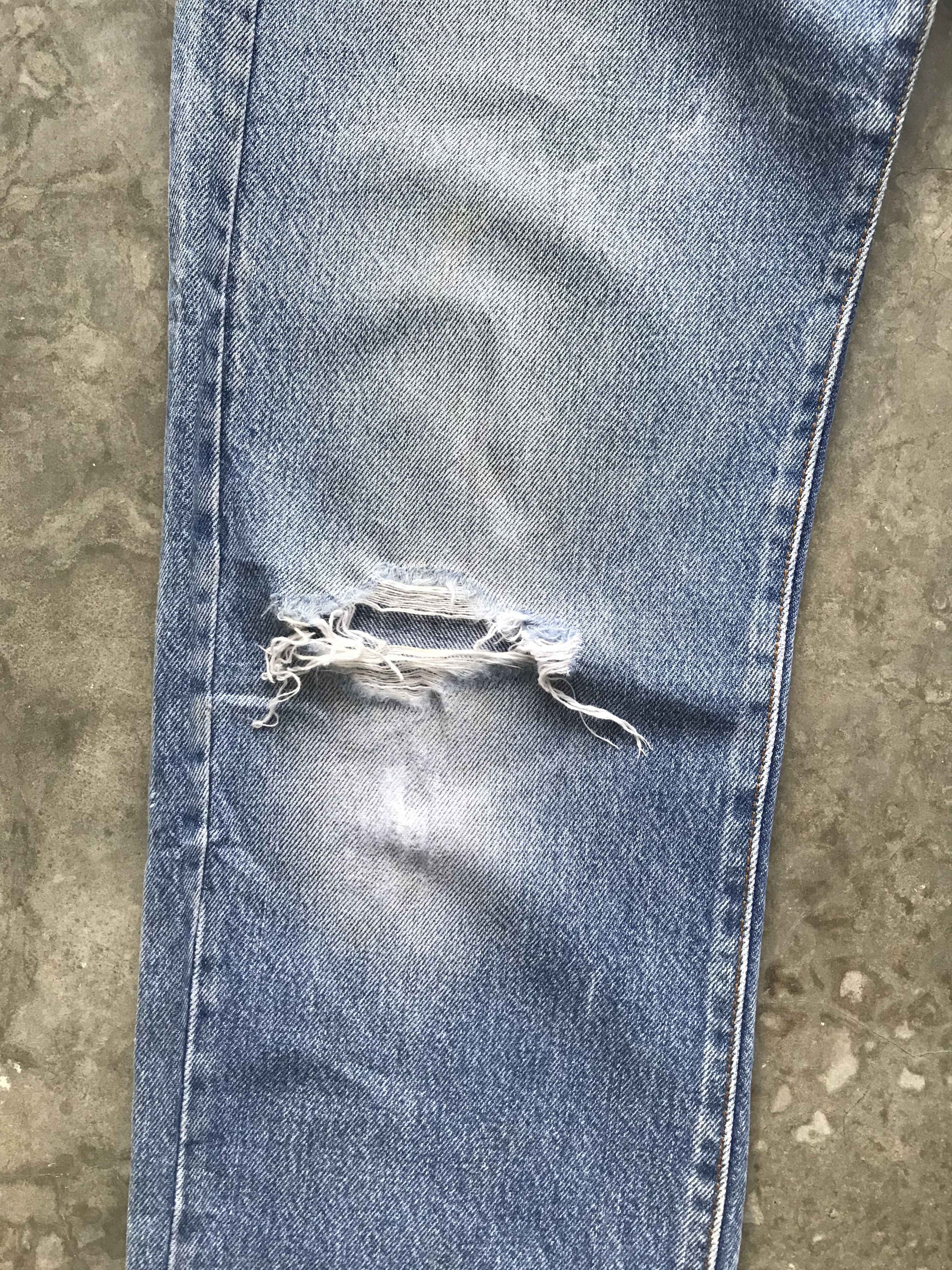 Levi's Vintage 90s Grunge Levis 501 "Kurt Cobain" Distressed Denim Size US 29 - 6 Thumbnail