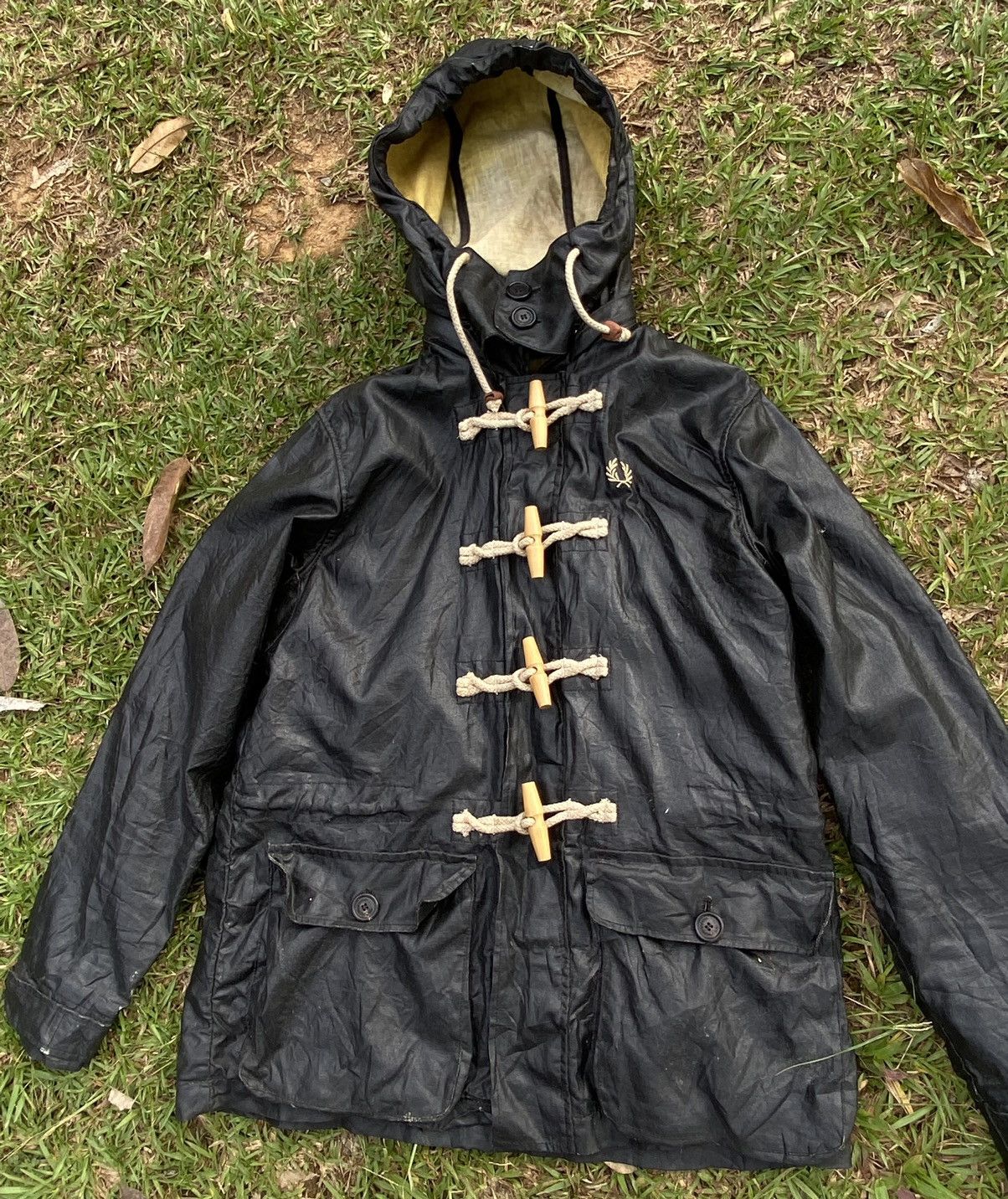 Fred Perry Fred Perry Barbour Utility Waxed Jacket Size US L / EU 52-54 / 3 - 5 Thumbnail