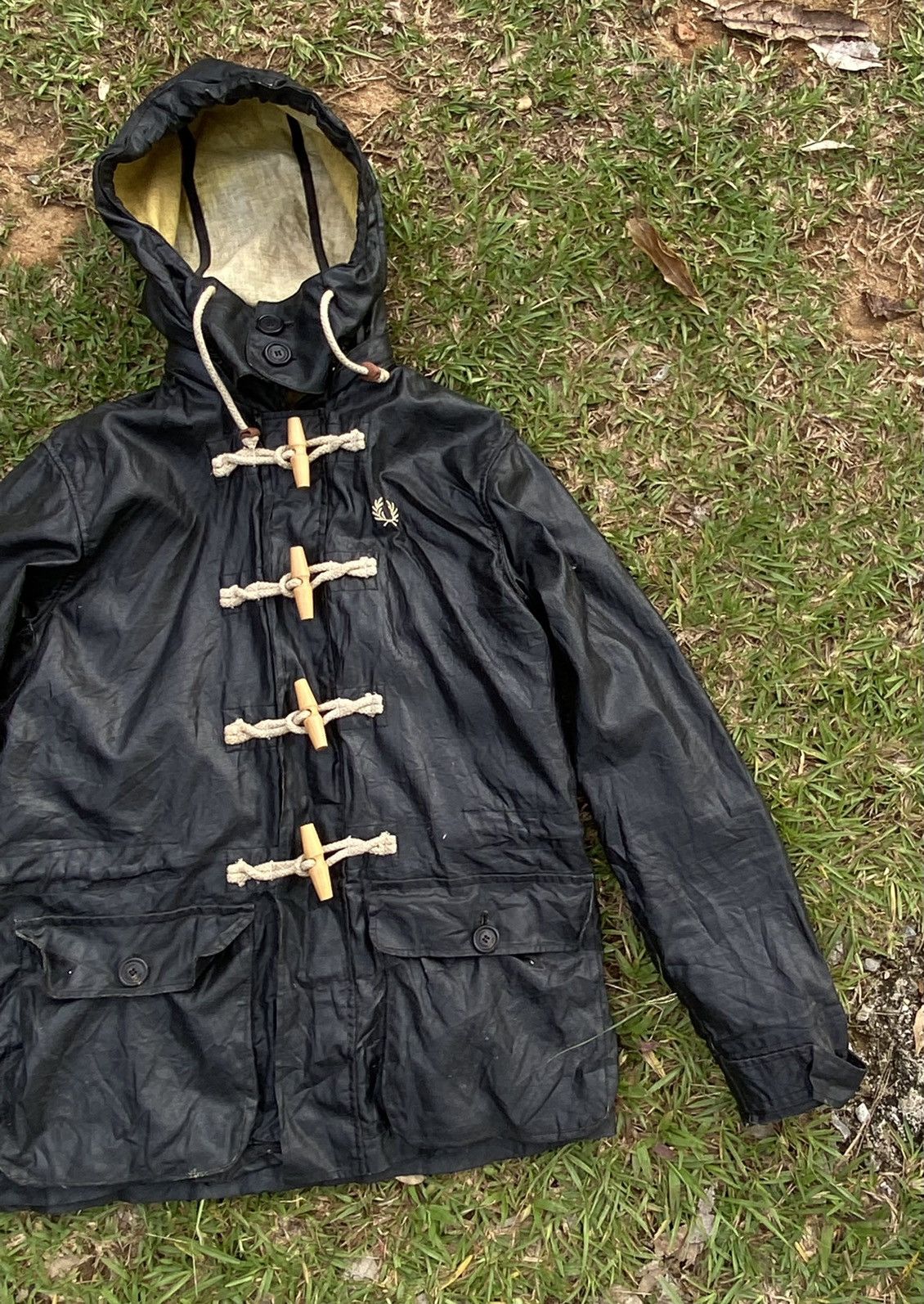 Fred Perry Fred Perry Barbour Utility Waxed Jacket Size US L / EU 52-54 / 3 - 2 Thumbnail