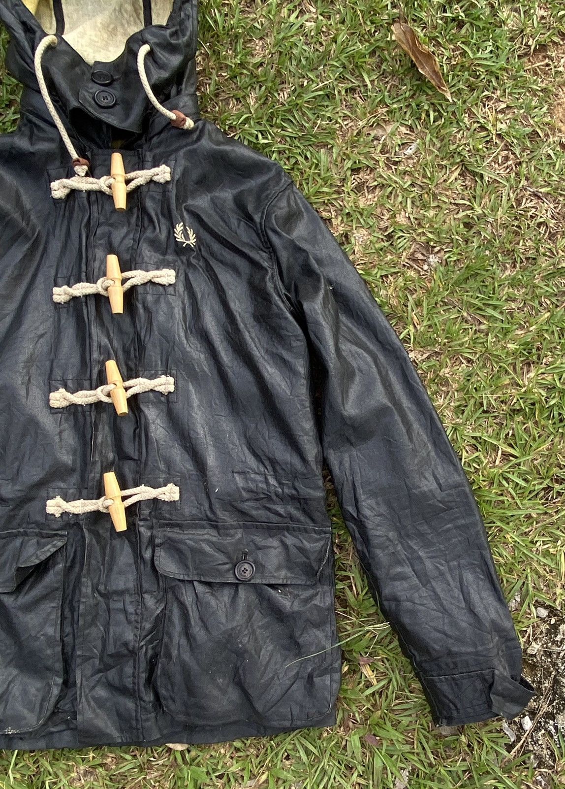 Fred Perry Fred Perry Barbour Utility Waxed Jacket Size US L / EU 52-54 / 3 - 6 Thumbnail