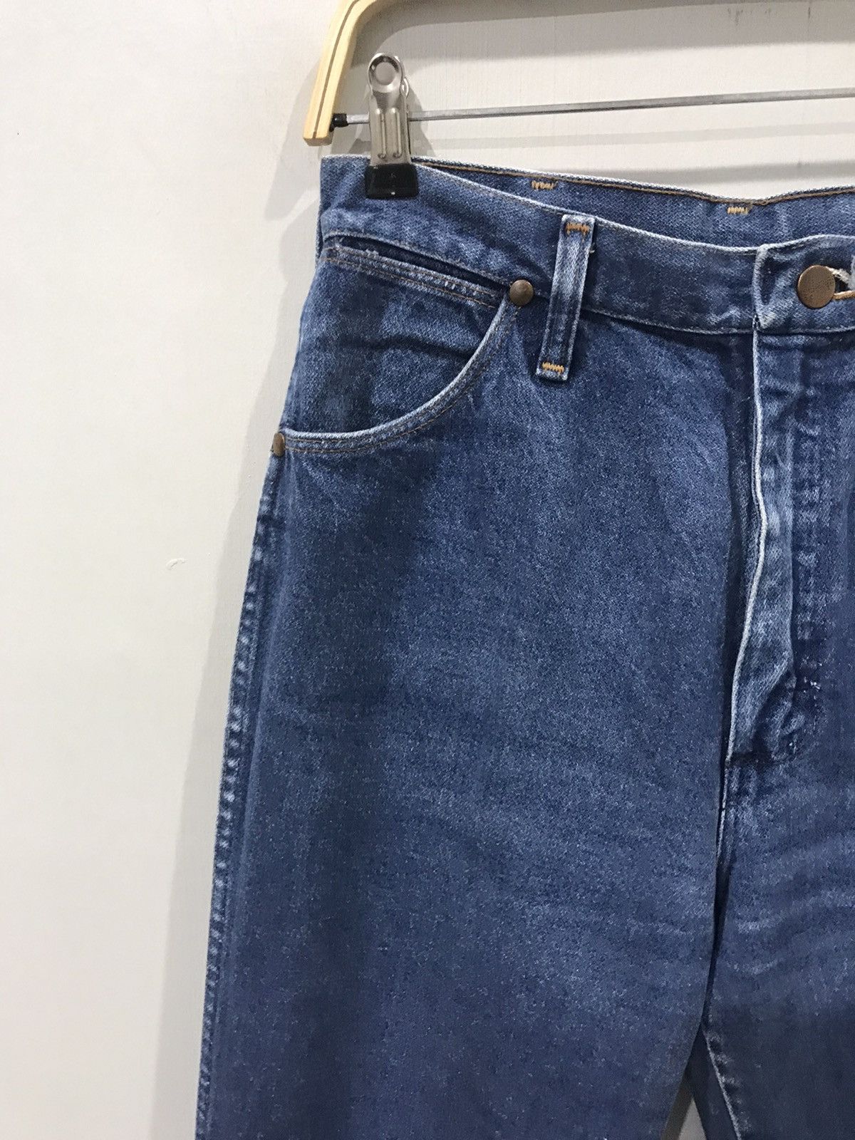 Vintage × Wrangler Vintage 70s Wrangler Denim Made in USA Rare Size US 28 / EU 44 - 3 Thumbnail