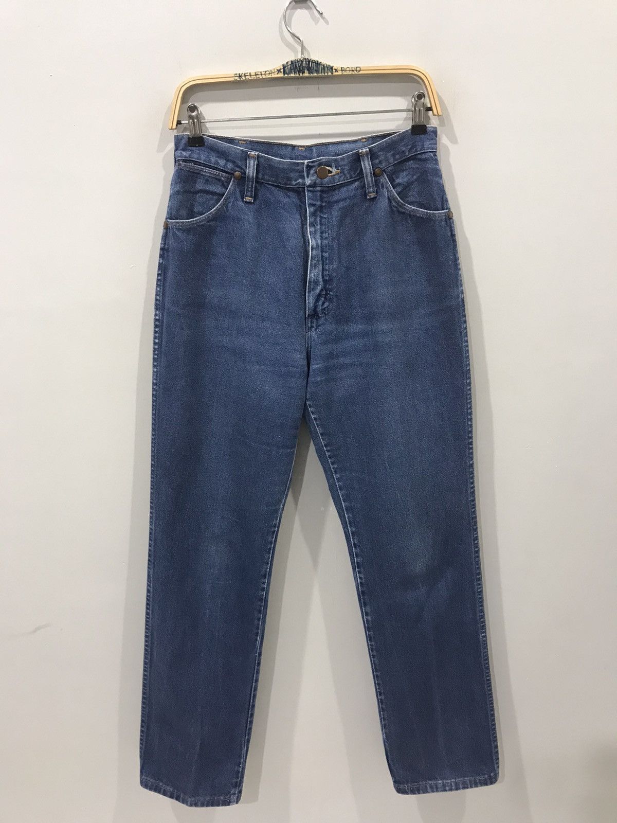 Vintage × Wrangler Vintage 70s Wrangler Denim Made in USA Rare Size US 28 / EU 44 - 1 Thumbnail