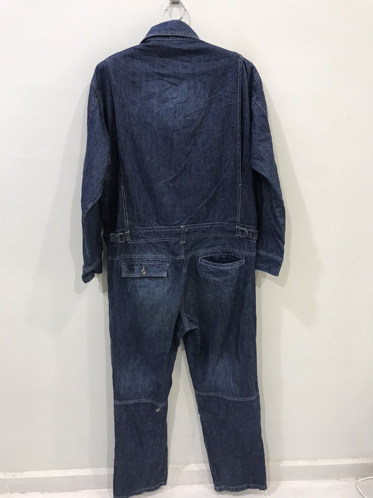 Japanese Brand 🔥For W34-36🔥ZACK GOLD Denim Overall Size US 38 / EU 54 - 9 Thumbnail