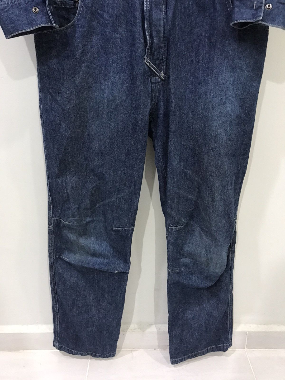 Japanese Brand 🔥For W34-36🔥ZACK GOLD Denim Overall Size US 38 / EU 54 - 7 Thumbnail