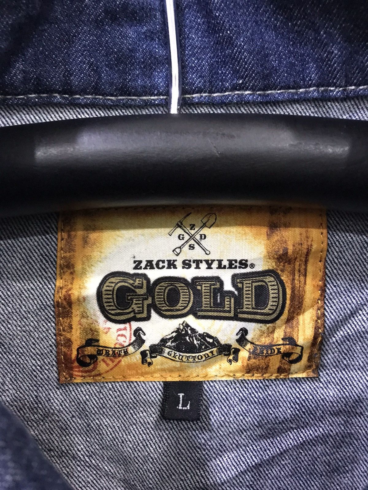 Japanese Brand 🔥For W34-36🔥ZACK GOLD Denim Overall Size US 38 / EU 54 - 8 Thumbnail