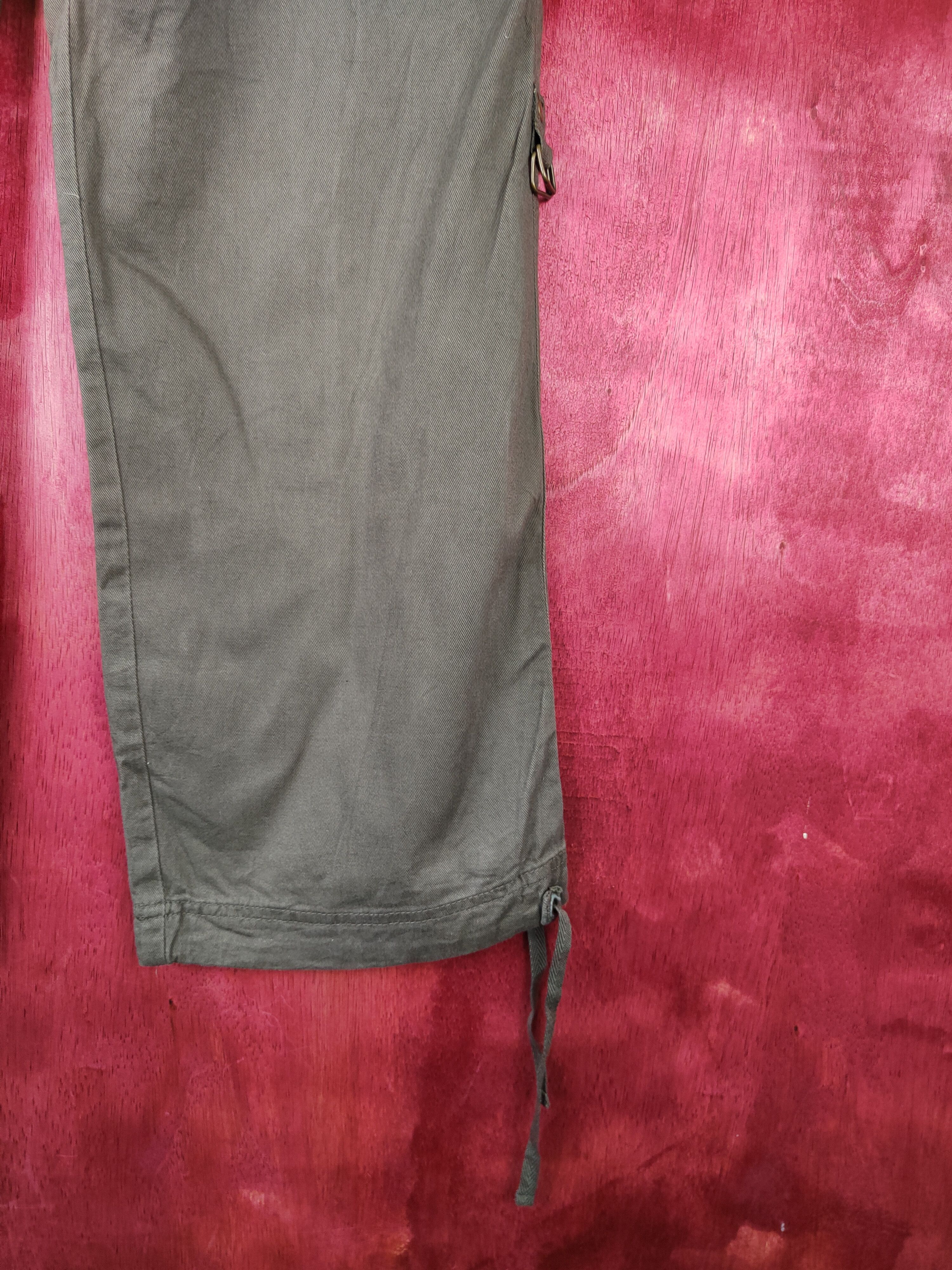 Japanese Brand × Vintage Japan Dark Green Multi Pocket Tactical Cargo Pants #S465 Size US 30 / EU 46 - 6 Thumbnail