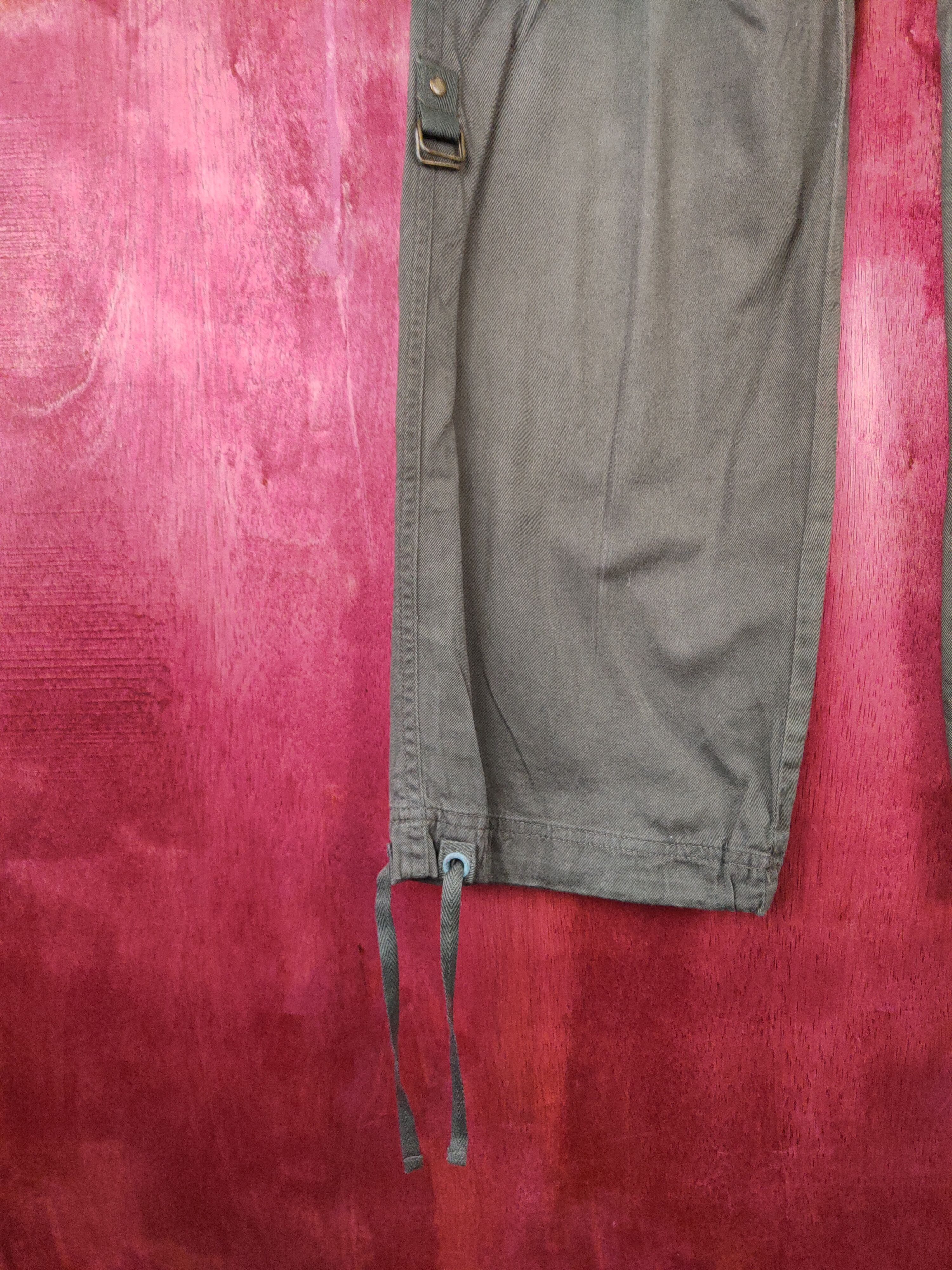 Japanese Brand × Vintage Japan Dark Green Multi Pocket Tactical Cargo Pants #S465 Size US 30 / EU 46 - 4 Thumbnail