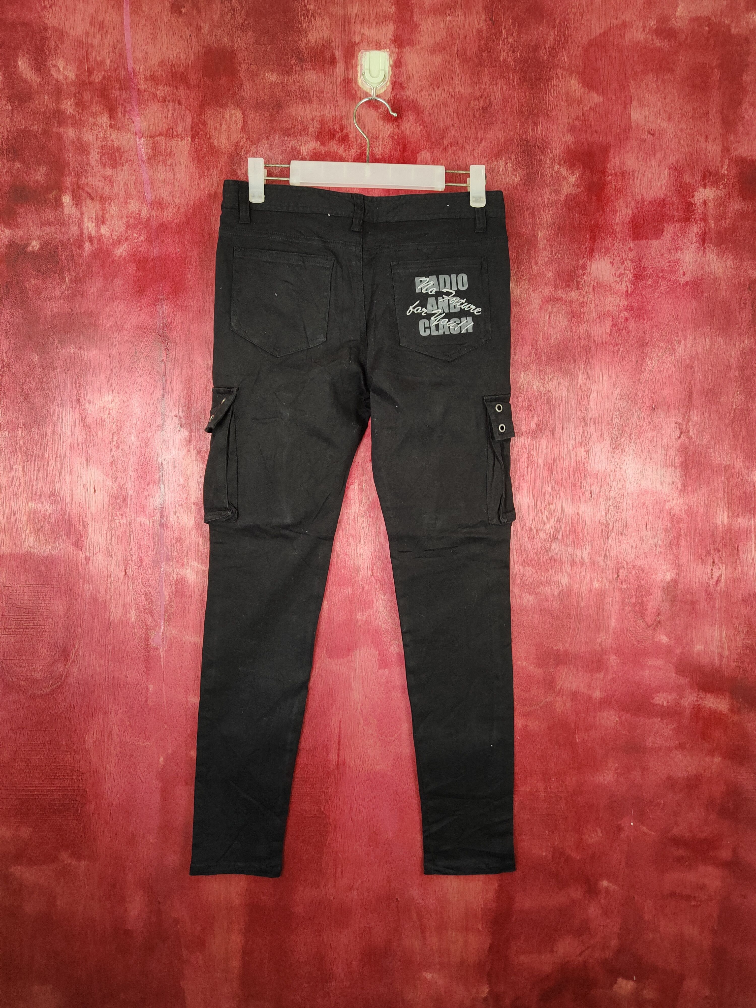 Japanese Brand × Seditionaries DL Badnews Black Multi Pocket Tactical Cargo Pants #S476 Size 28" / US 6 / IT 42 - 9 Thumbnail