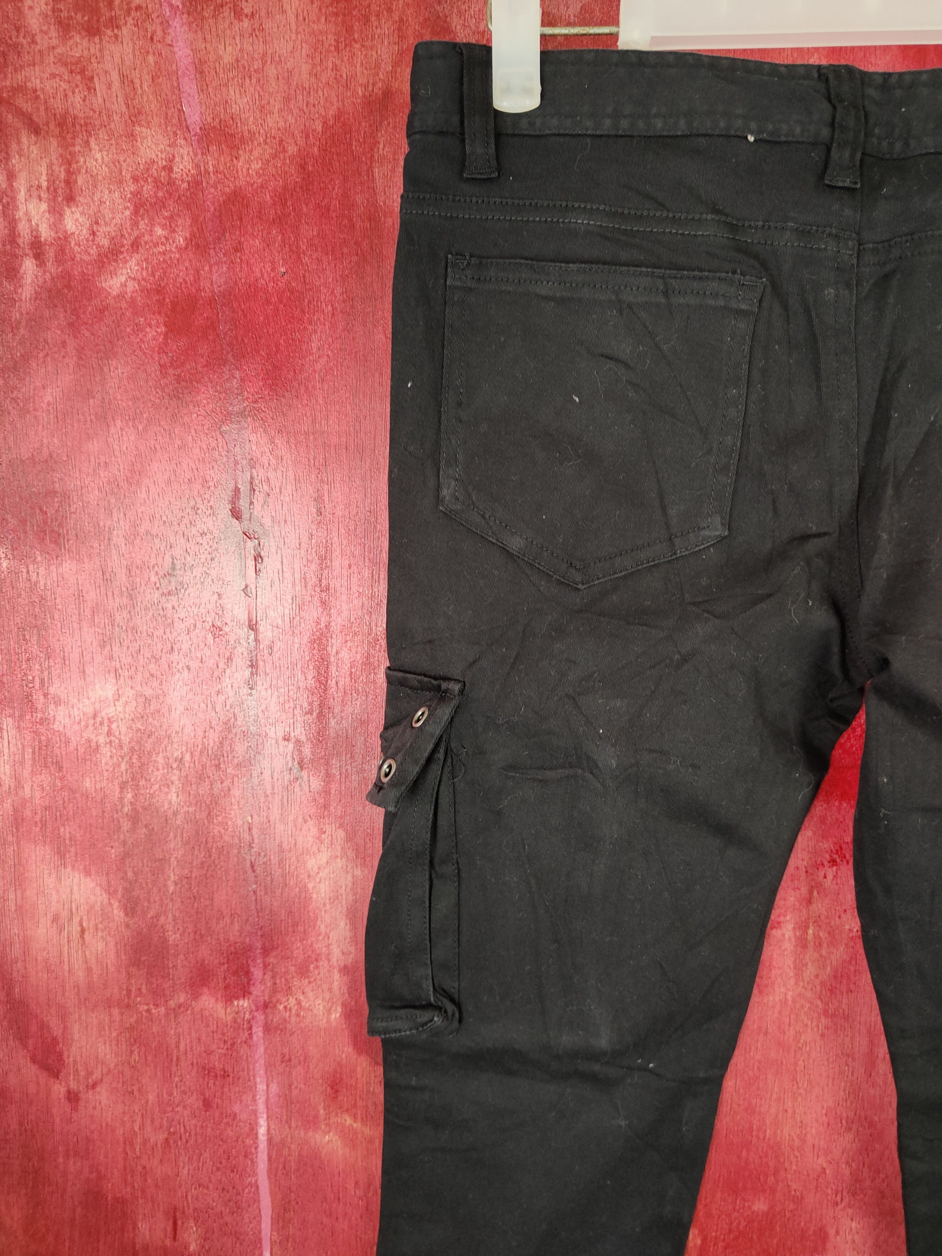 Japanese Brand × Seditionaries DL Badnews Black Multi Pocket Tactical Cargo Pants #S476 Size 28" / US 6 / IT 42 - 10 Thumbnail