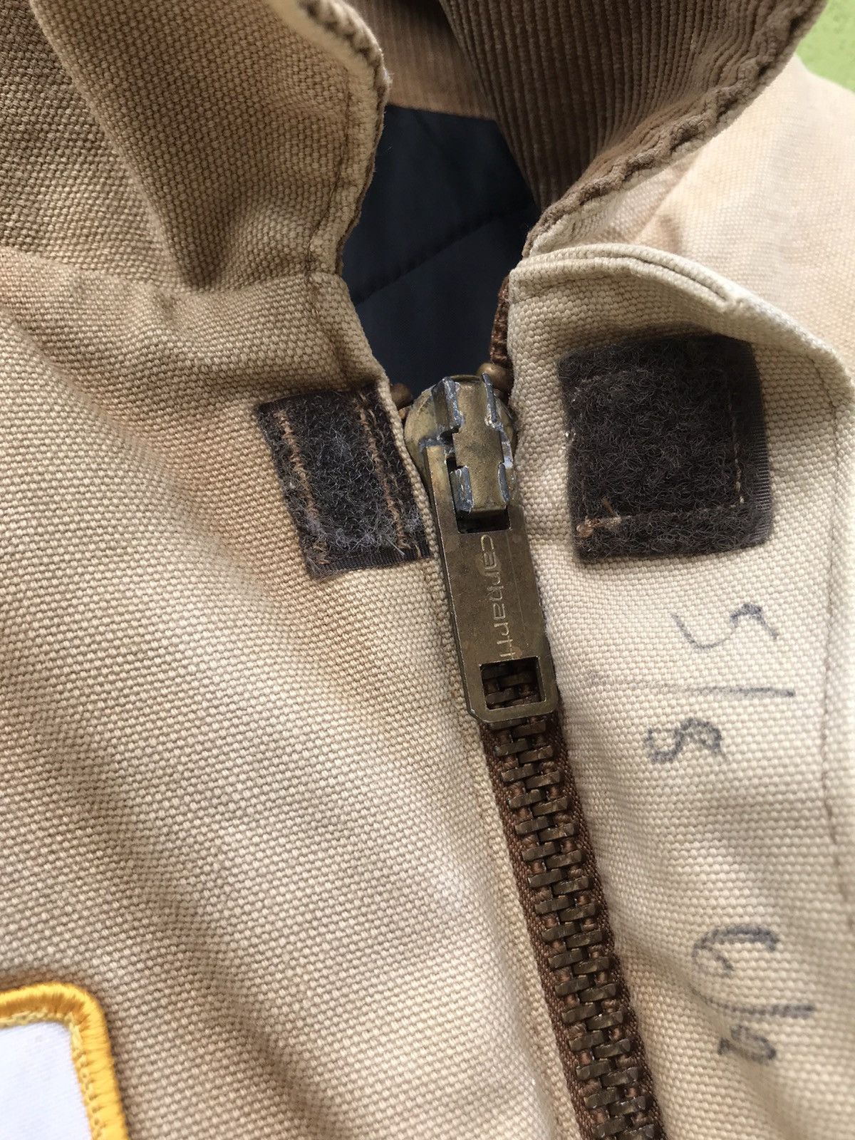 Carhartt × Carhartt Wip × Vintage ❗️Vintage 90’s Carhartt Sun Faded Zipper Jacket❗️ Size US XL / EU 56 / 4 - 6 Thumbnail