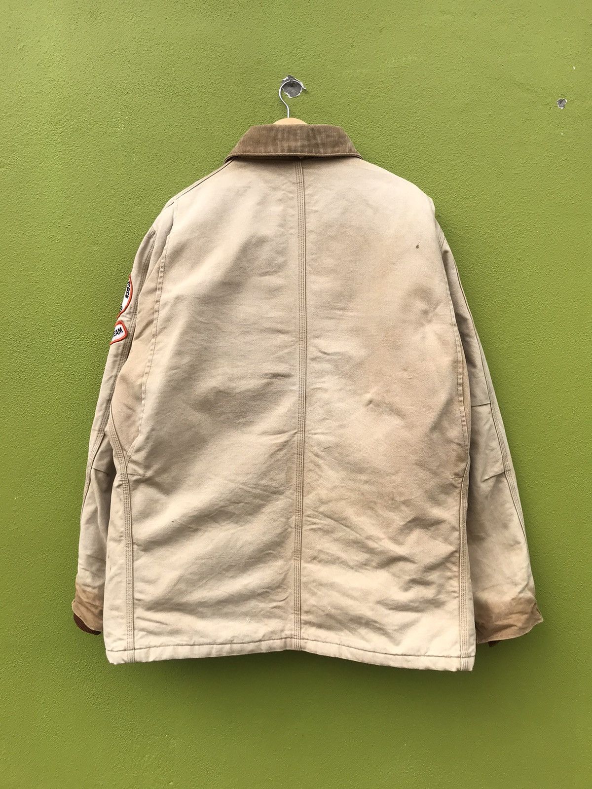 Carhartt × Carhartt Wip × Vintage ❗️Vintage 90’s Carhartt Sun Faded Zipper Jacket❗️ Size US XL / EU 56 / 4 - 2 Thumbnail