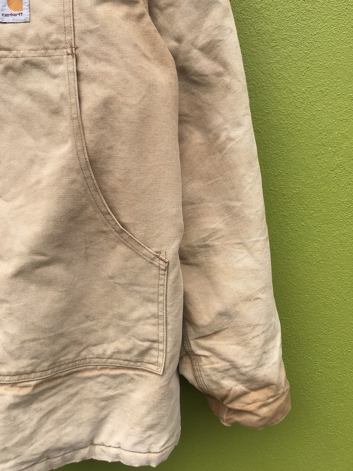 Carhartt × Carhartt Wip × Vintage ❗️Vintage 90’s Carhartt Sun Faded Zipper Jacket❗️ Size US XL / EU 56 / 4 - 12 Thumbnail
