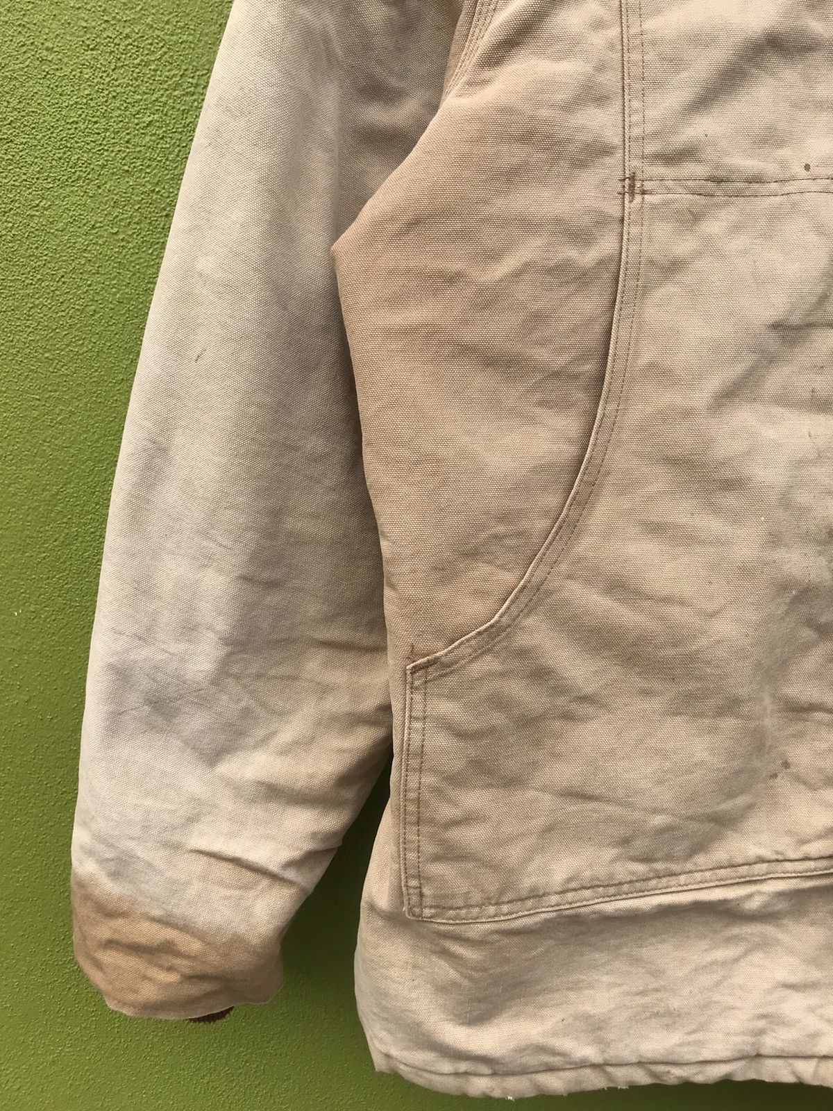 Carhartt × Carhartt Wip × Vintage ❗️Vintage 90’s Carhartt Sun Faded Zipper Jacket❗️ Size US XL / EU 56 / 4 - 11 Thumbnail