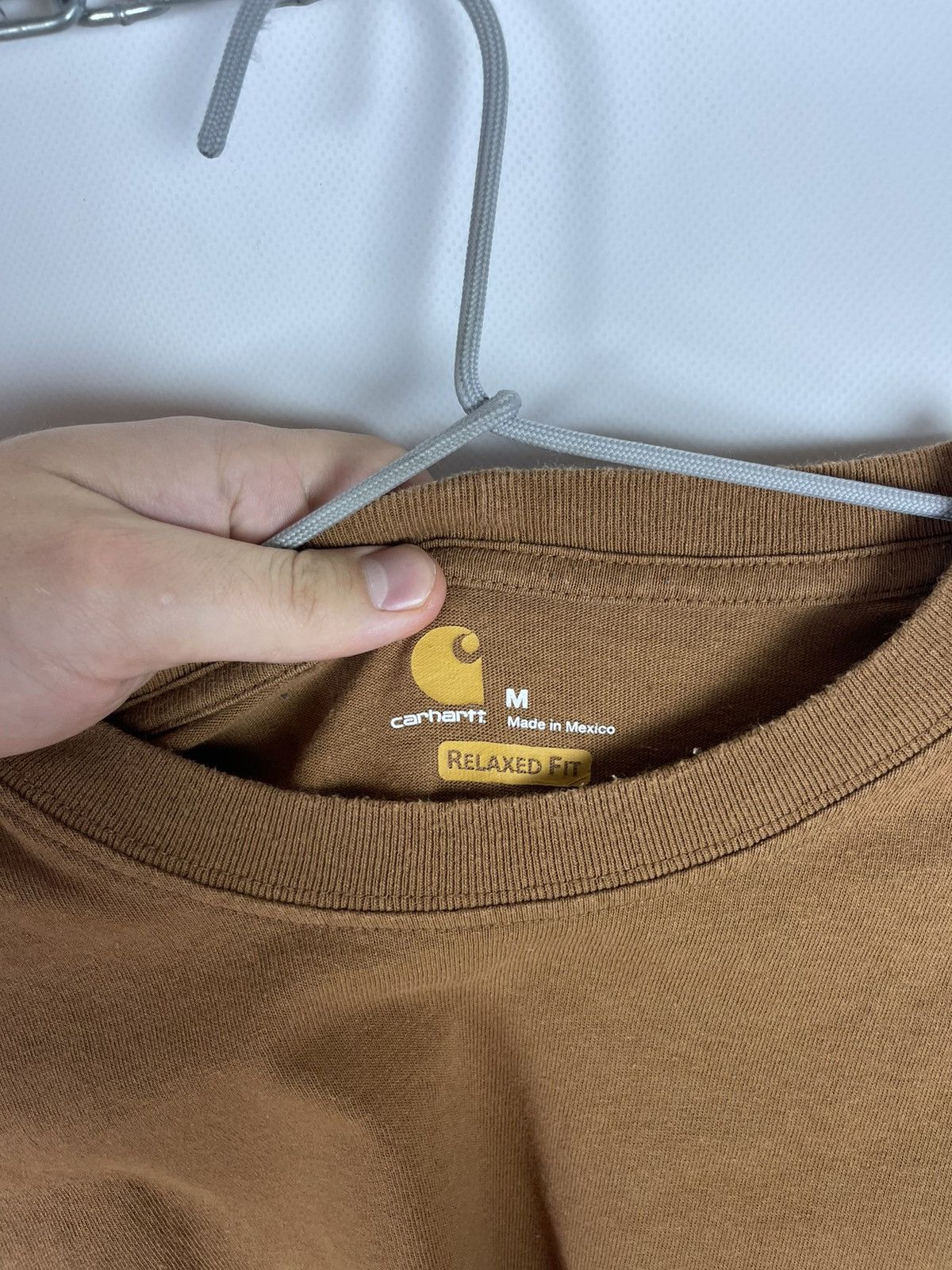 Carhartt Carhartt Big logo relaxed fit big logo long sleeve tee shirt Size US M / EU 48-50 / 2 - 9 Thumbnail