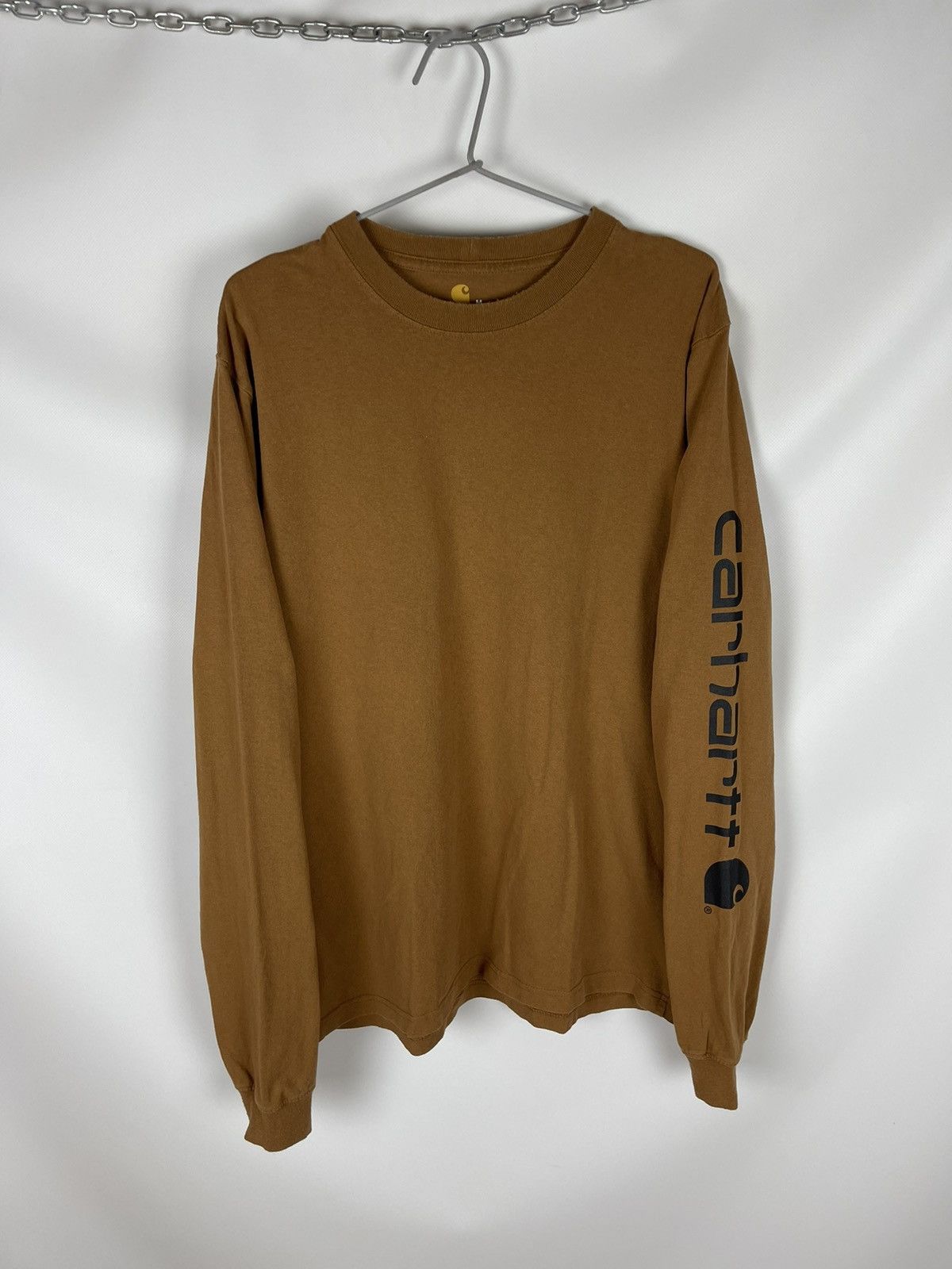 Carhartt Carhartt Big logo relaxed fit big logo long sleeve tee shirt Size US M / EU 48-50 / 2 - 3 Thumbnail