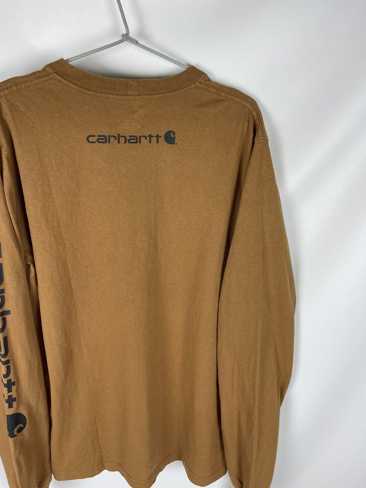 Carhartt Carhartt Big logo relaxed fit big logo long sleeve tee shirt Size US M / EU 48-50 / 2 - 13 Thumbnail