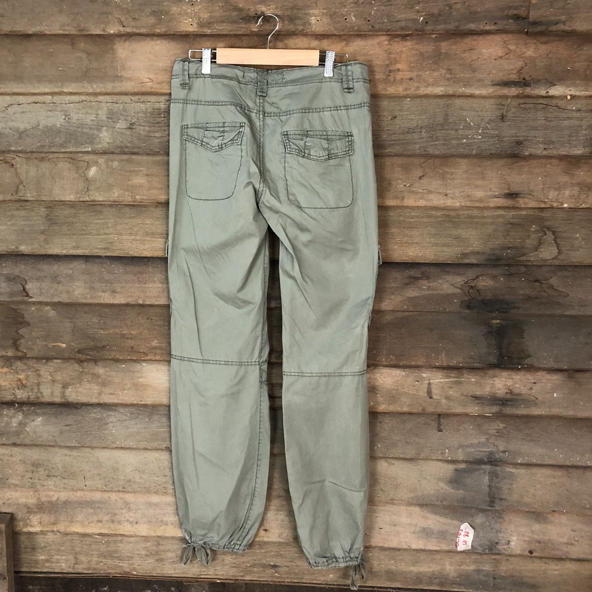 L.O.G.G. H&M LOGG multi pocket tactical Green Cargo Pants #4996 Size US 30 / EU 46 - 11 Thumbnail