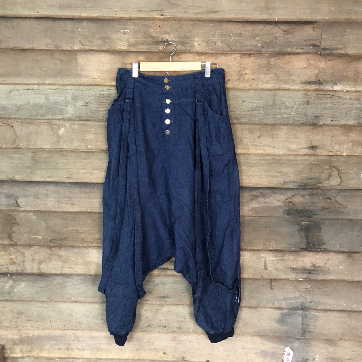 Japanese Brand × Vintage Japan style rare jogger Blue Pants #5062 Size US 28 / EU 44 - 1 Thumbnail