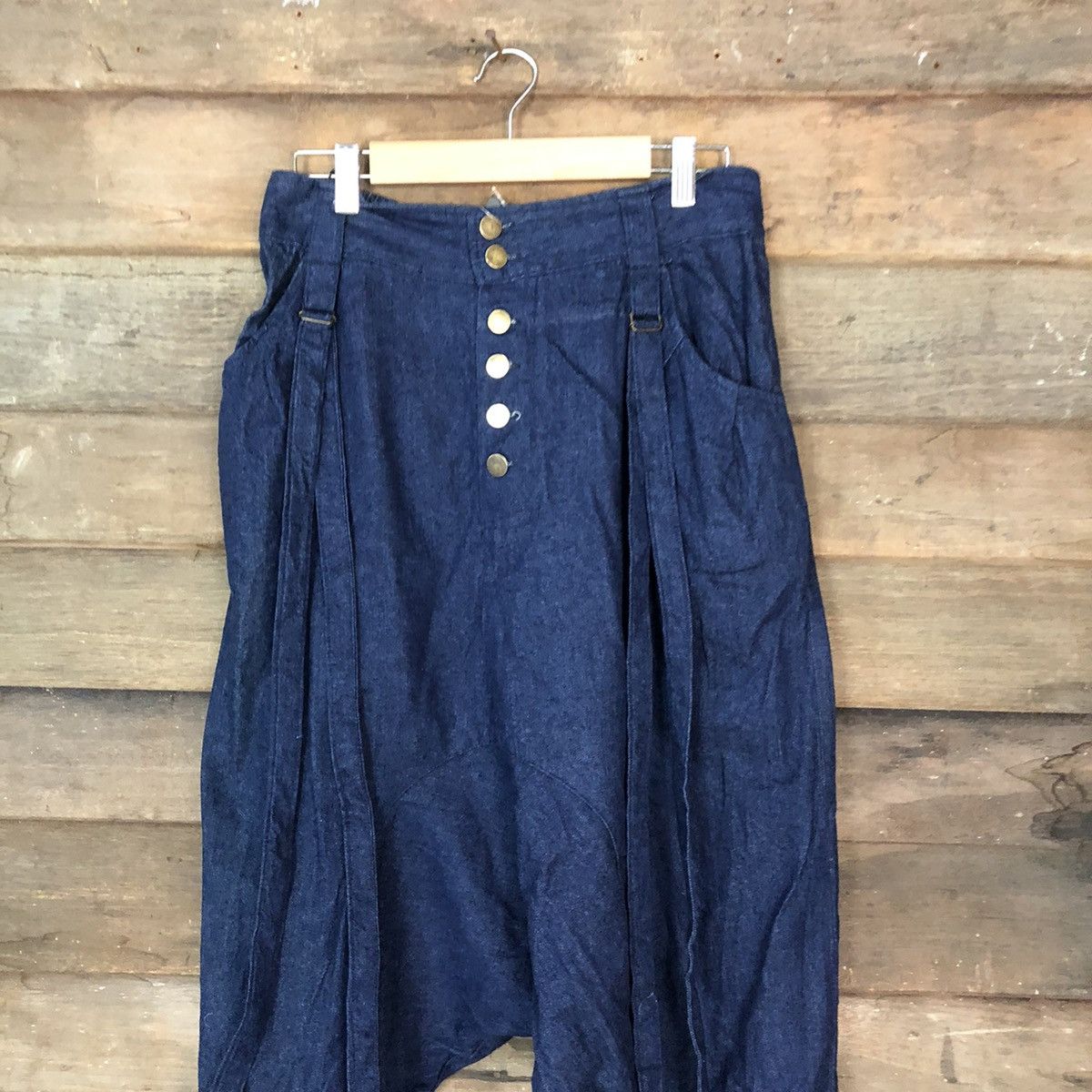 Japanese Brand × Vintage Japan style rare jogger Blue Pants #5062 Size US 28 / EU 44 - 2 Thumbnail