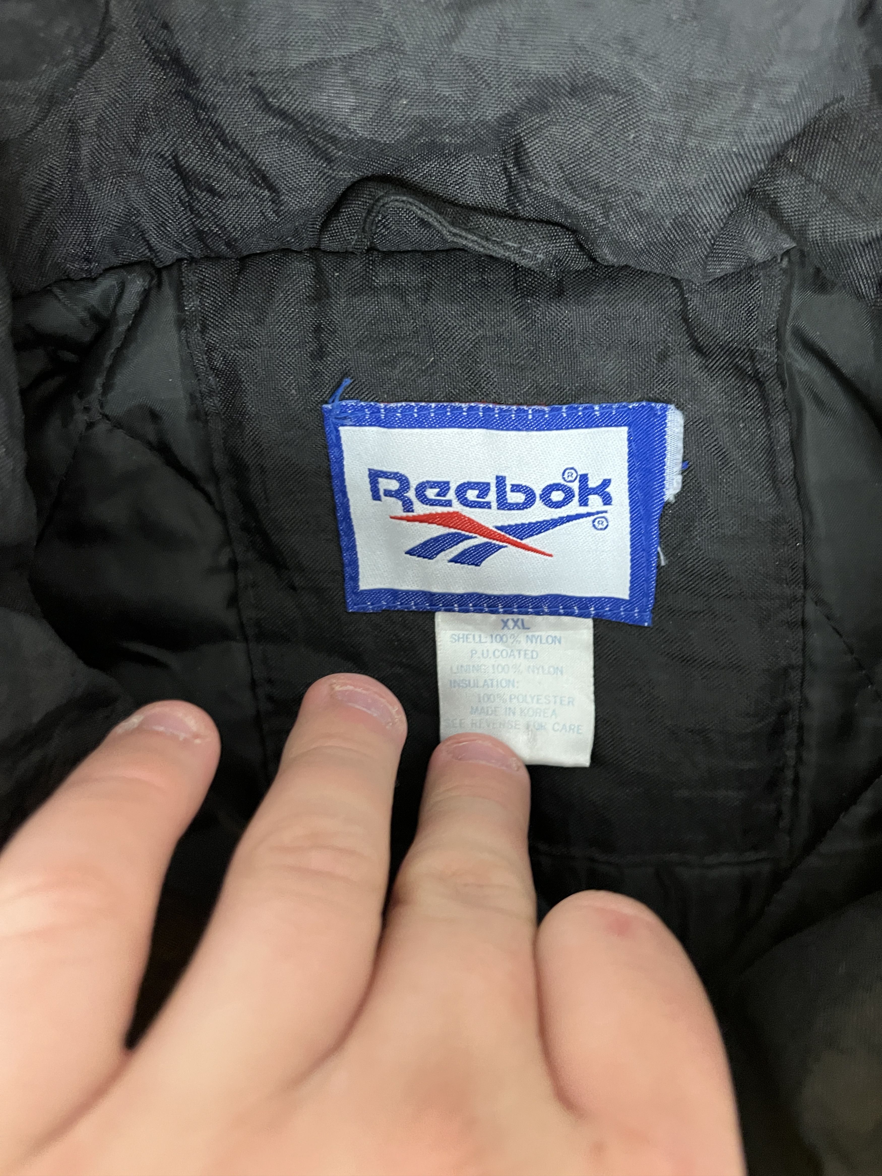 Vintage Iowa Hawkeyes Vintage Reebok Puffer Jacket Size US XXL / EU 58 / 5 - 7 Thumbnail