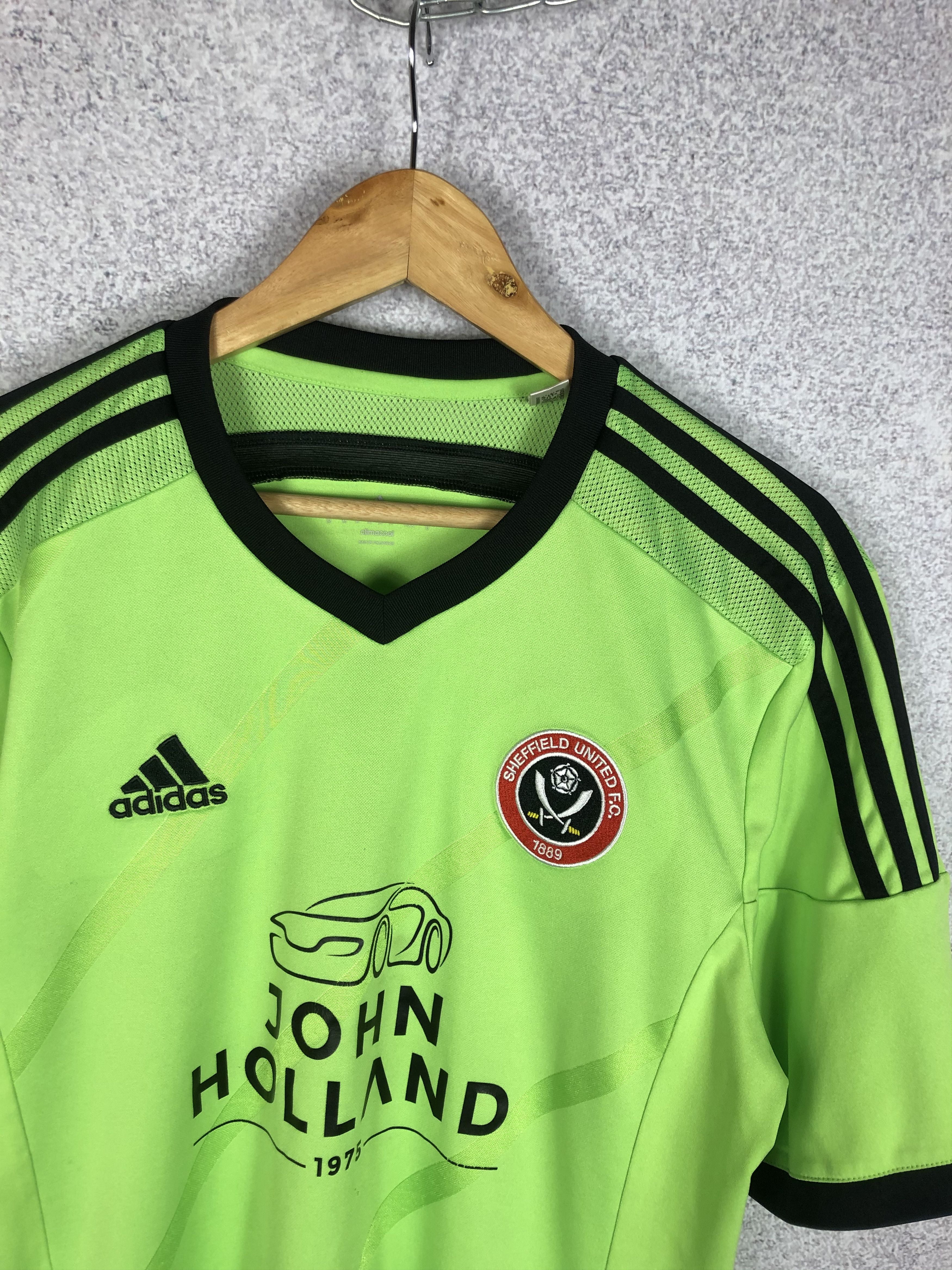 Vintage Adidas Sheffield 2015-2016 Away Soccer Jersey Football Shirt Size US M / EU 48-50 / 2 - 2 Thumbnail