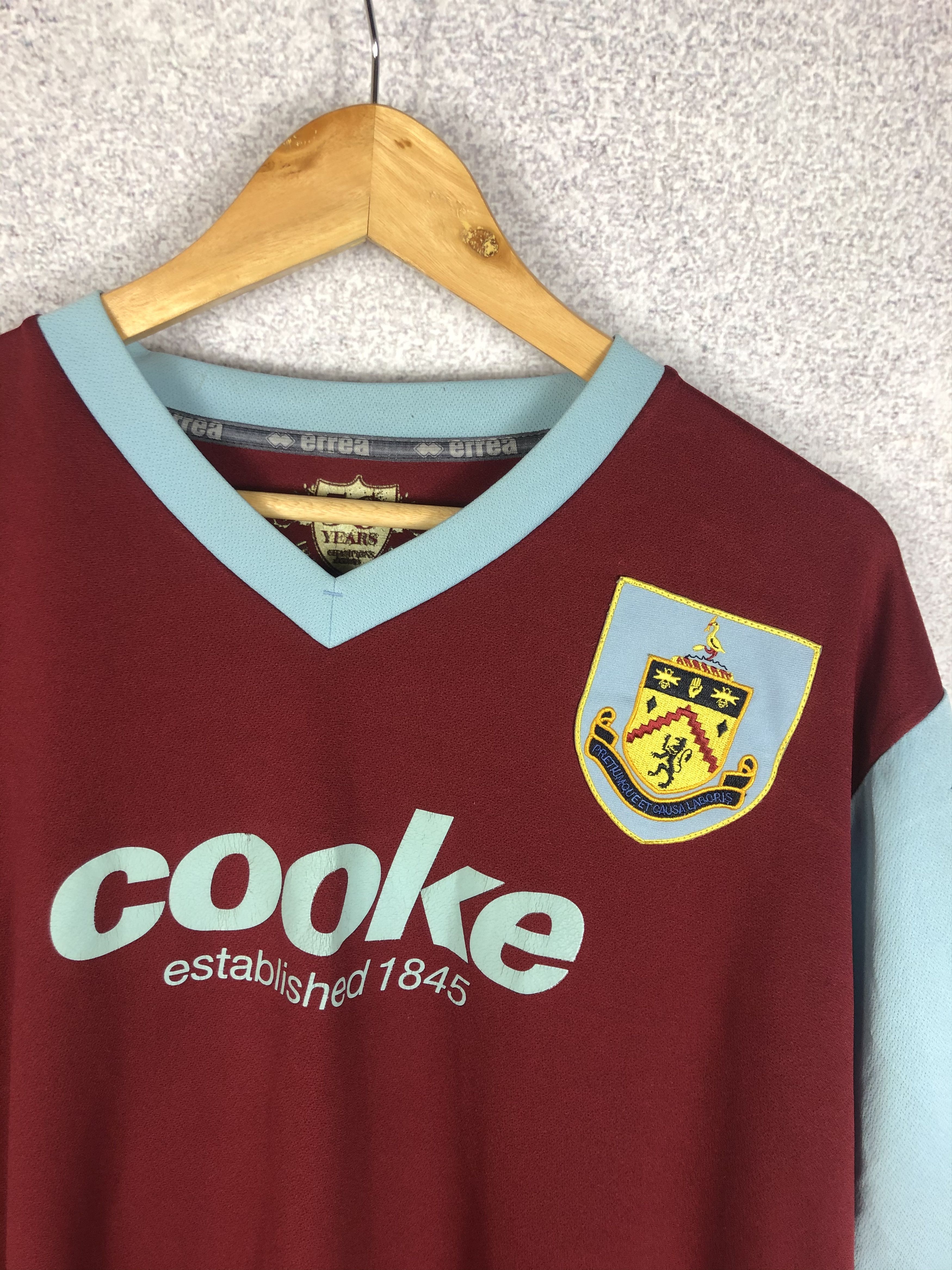 Vintage Burnley 2009 Special Errea Soccer Jersey Football Shirt Size US XXL / EU 58 / 5 - 3 Thumbnail
