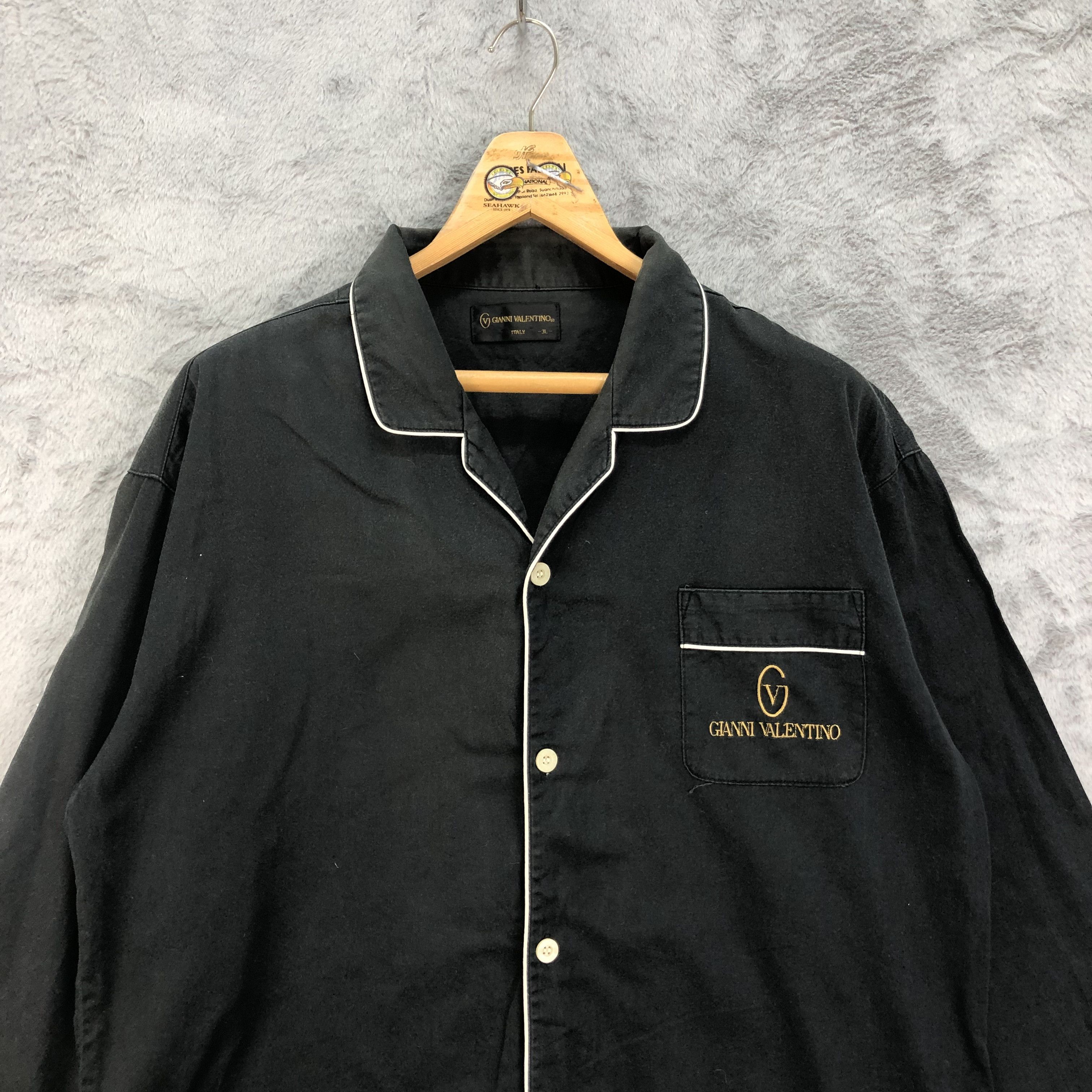 Gianni Valentino Gianni Valentino Black Pajamas / Pyjama #4681-163 Size US XXL / EU 58 / 5 - 2 Thumbnail