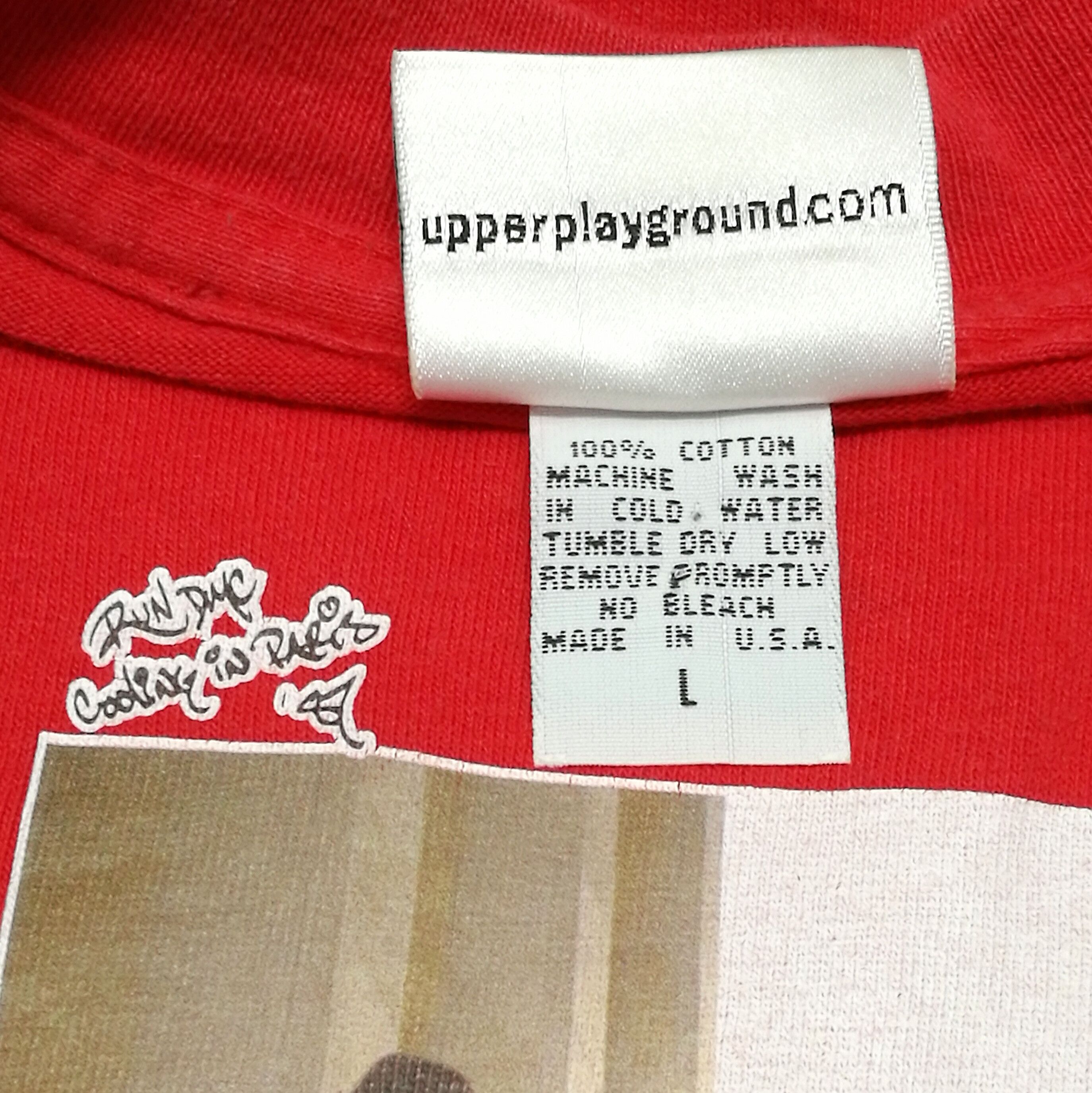 Vintage RUN DMC Paris '87 Ricky Powell Upper Playground tee