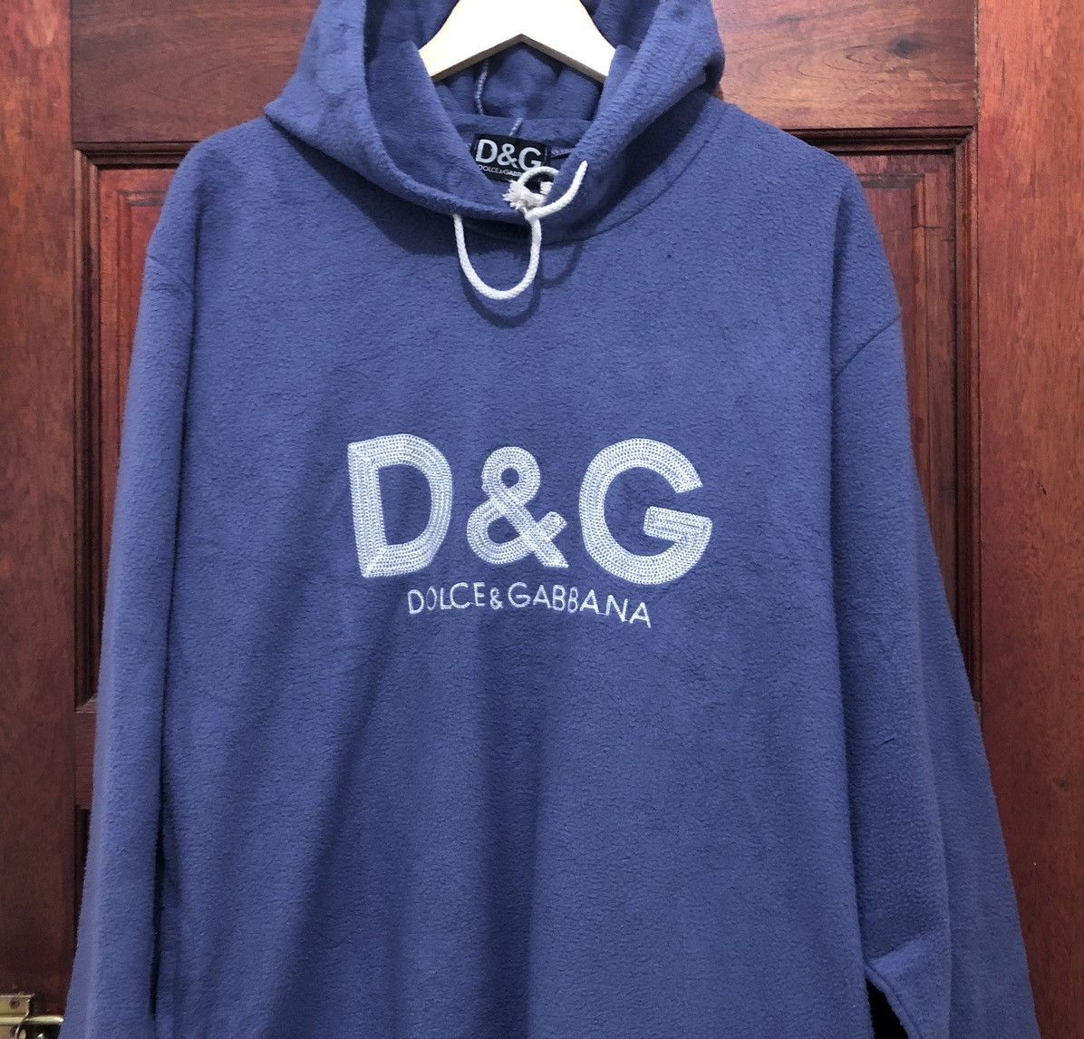 Dolce & Gabbana Dolce & Gabbana Embroidery Big logo Pullover Hoodie Size US L / EU 52-54 / 3 - 3 Thumbnail