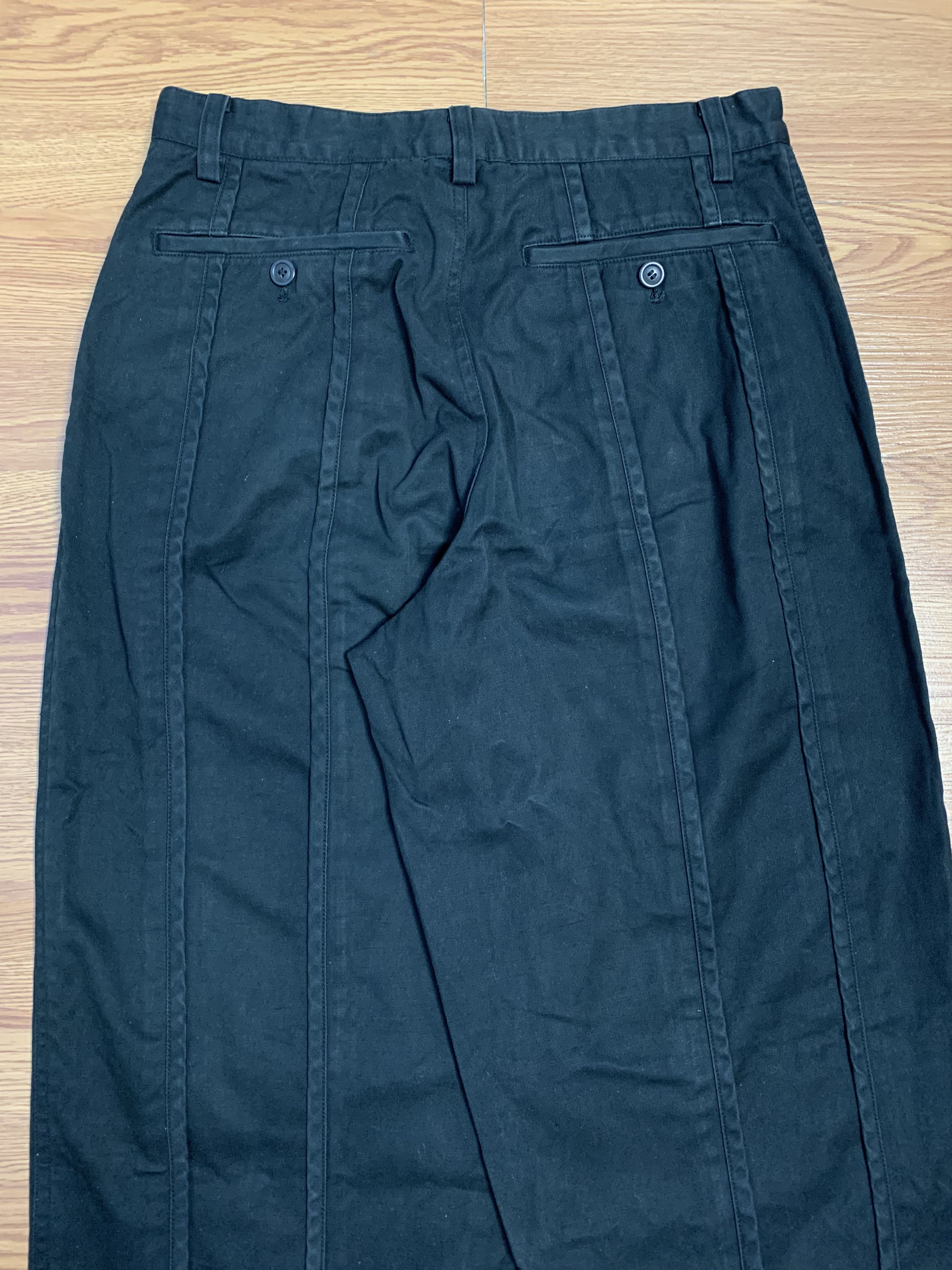Issey Miyake Vintage 80s Issey Miyake Pleated Baggy Pants Size US 29 - 7 Thumbnail