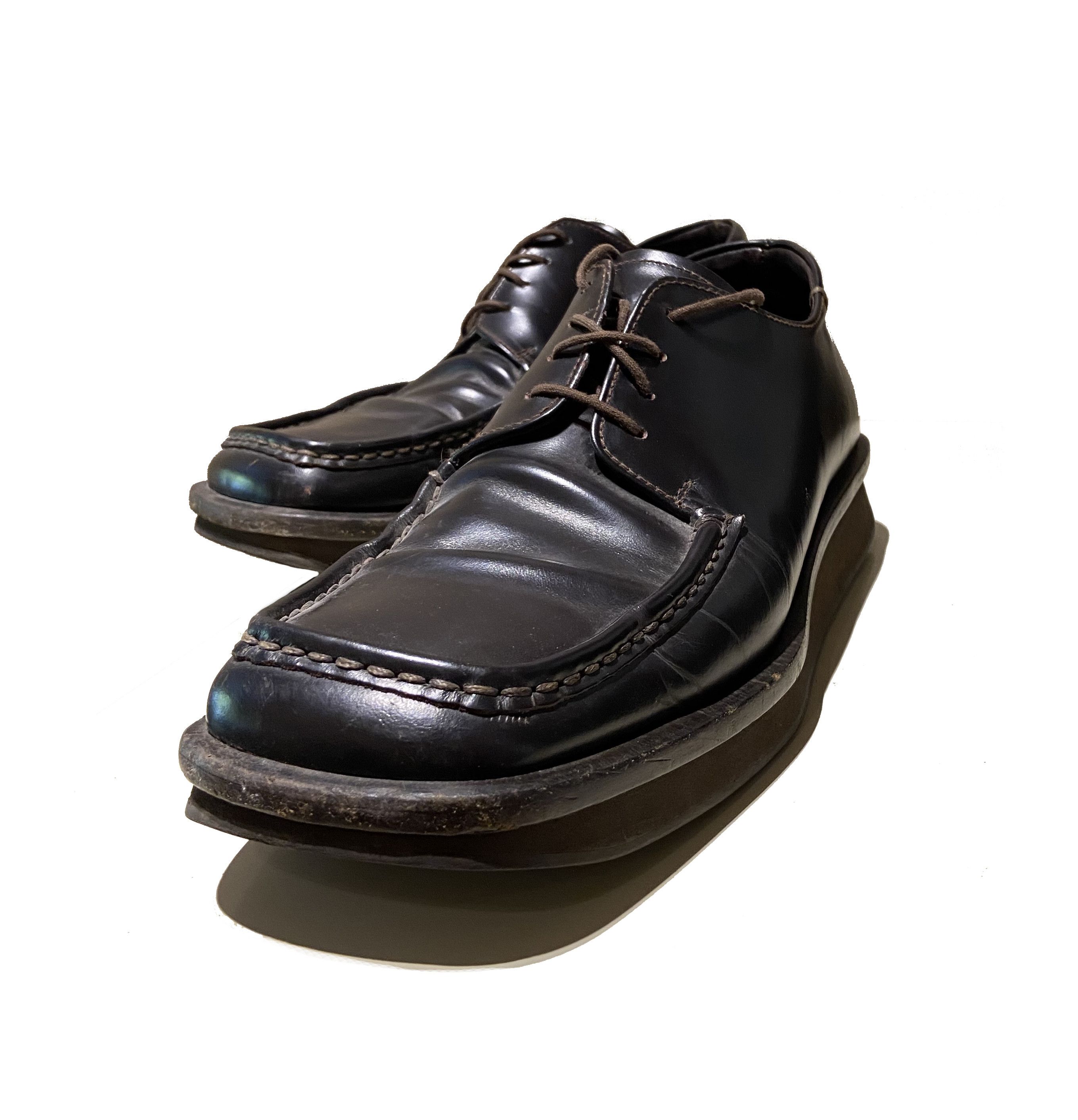 Prada Archive SS 1999 Sailor Sole Square Lace Ups Size US 11 / EU 44 - 4 Thumbnail