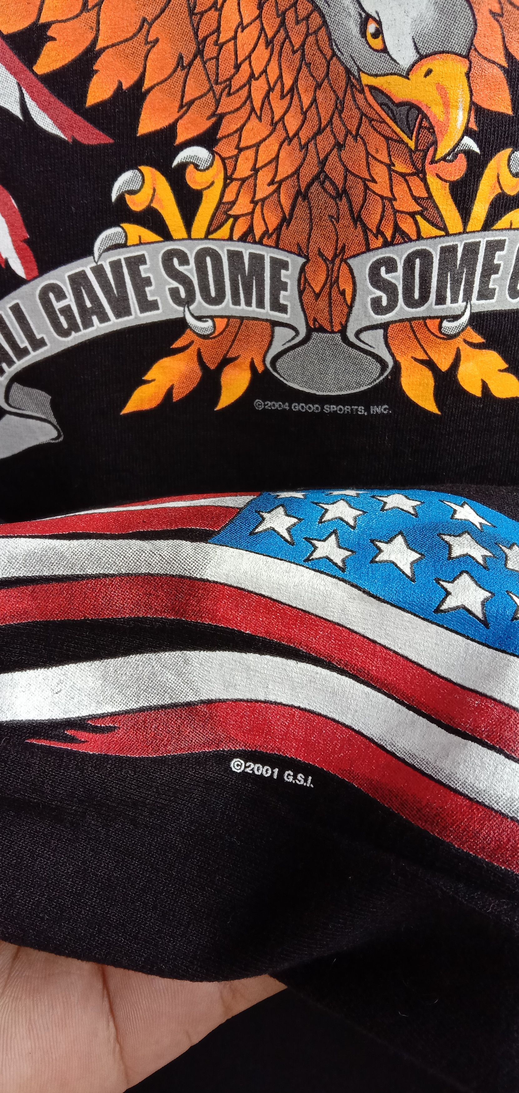 Vintage Vintage 2001 POW MIA Long Sleeve Eagle Logo Size US XL / EU 56 / 4 - 4 Thumbnail