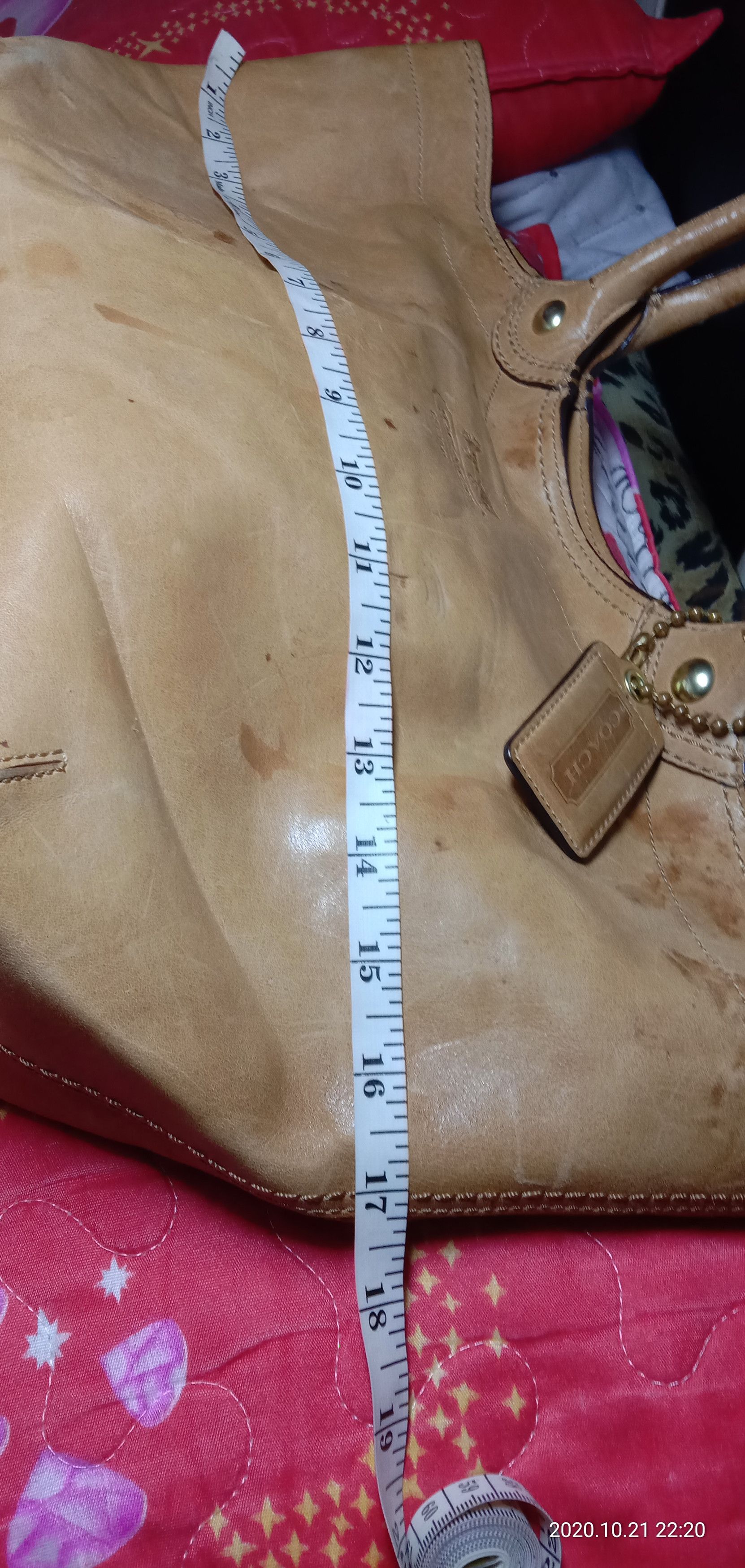Branded Leather COACH Handbag Full Leather Size ONE SIZE - 13 Thumbnail