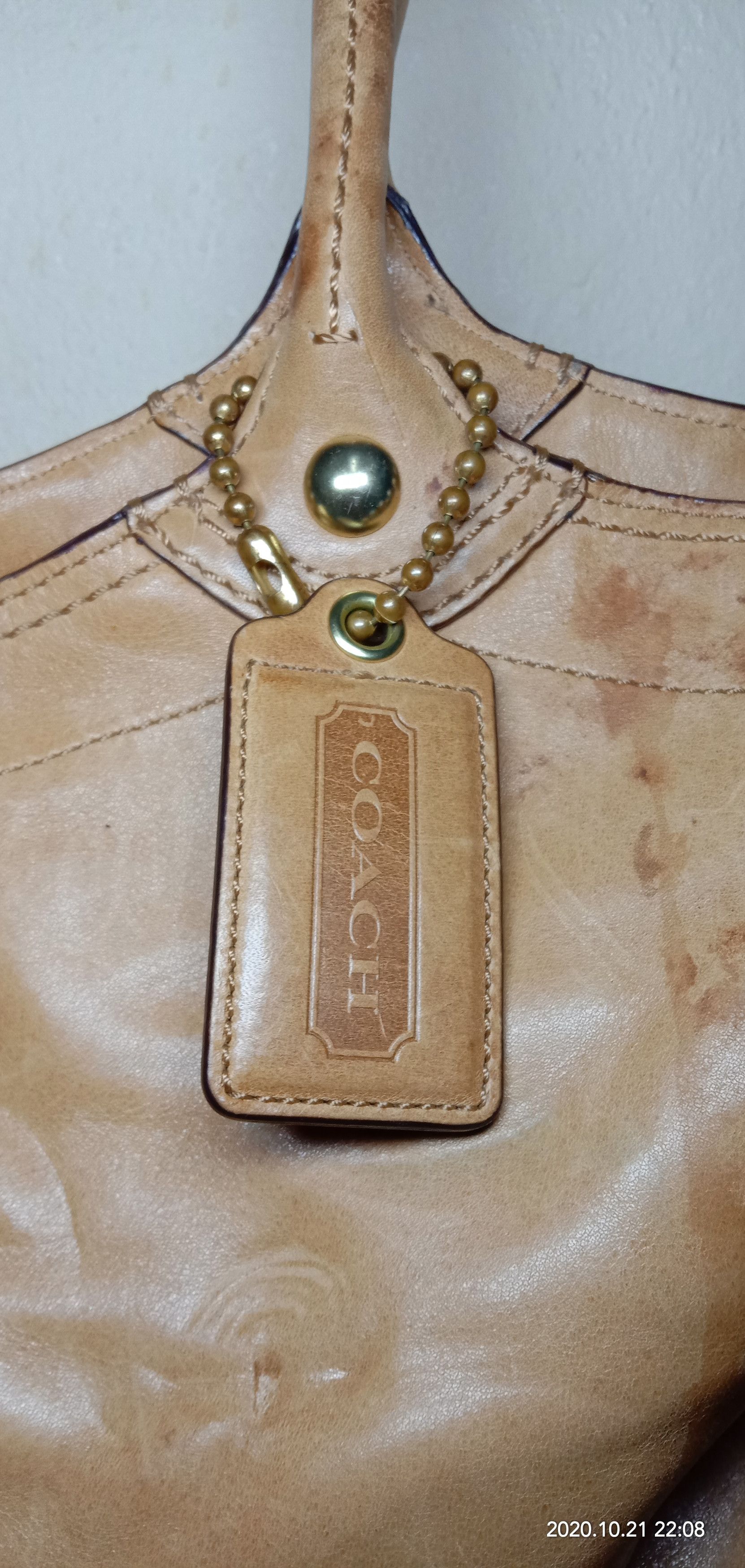 Branded Leather COACH Handbag Full Leather Size ONE SIZE - 7 Thumbnail