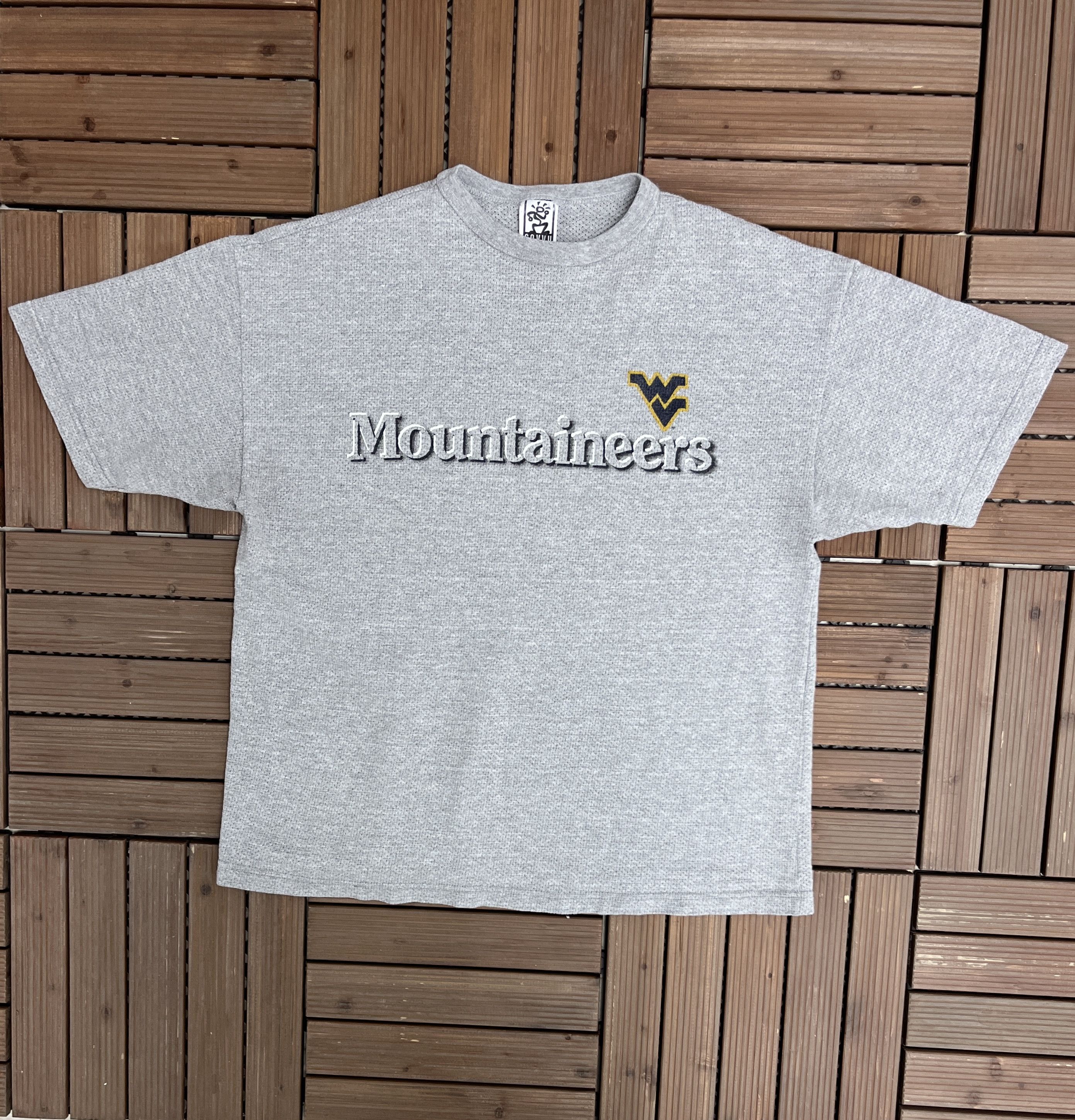 Vintage West Virginia Mountaineers Vintage College T-Shirt Size US L / EU 52-54 / 3 - 1 Thumbnail