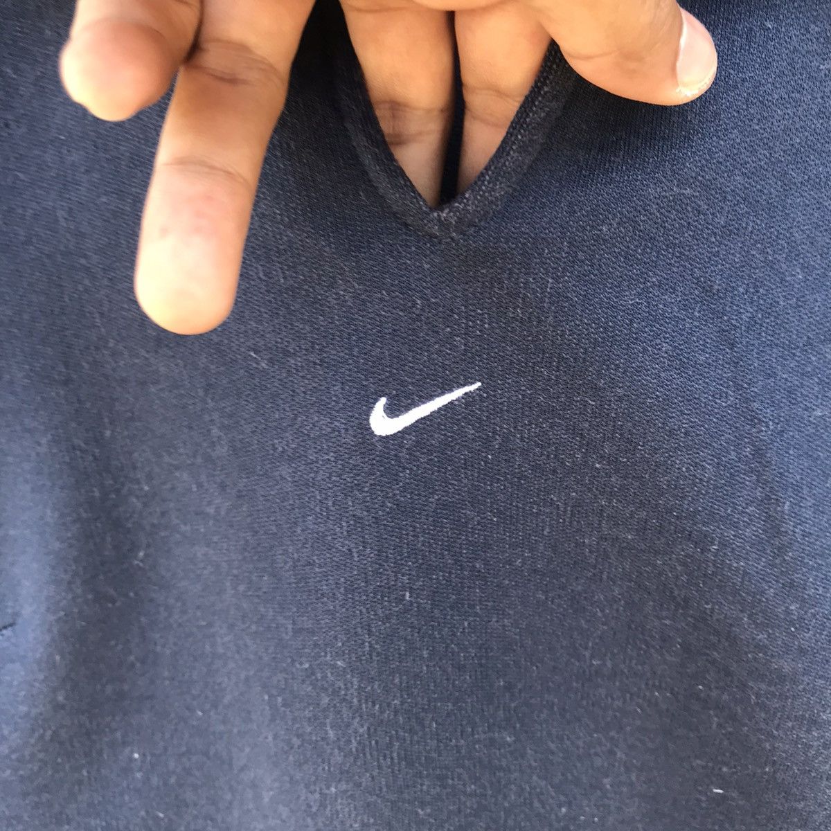 Nike Vintage 90s Nike Center Swoosh Sweater Size M / US 6-8 / IT 42-44 - 5 Thumbnail