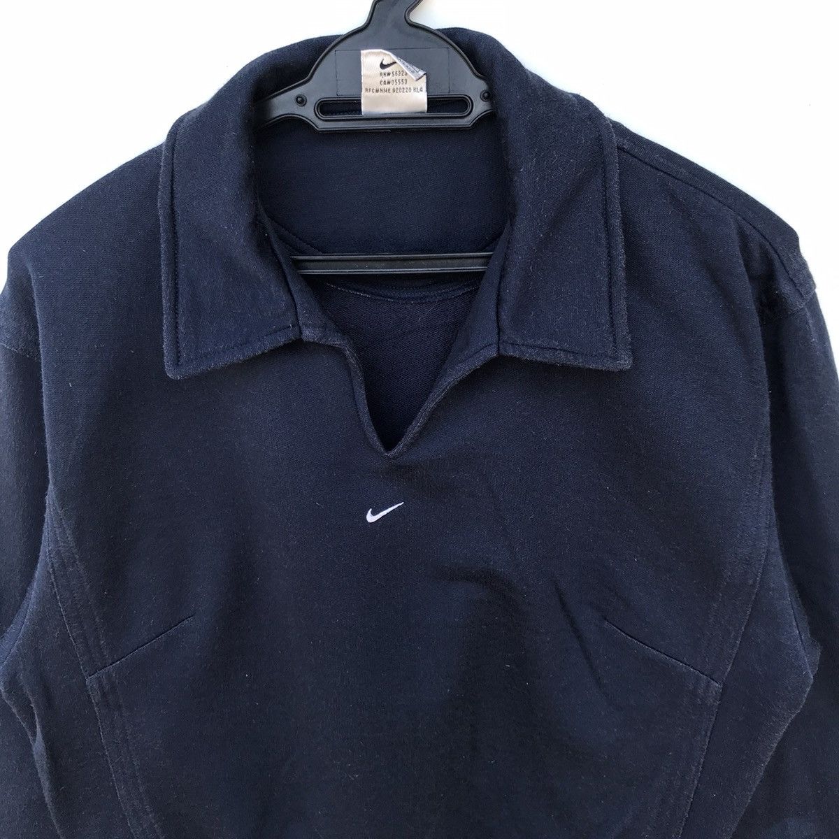 Nike Vintage 90s Nike Center Swoosh Sweater Size M / US 6-8 / IT 42-44 - 4 Thumbnail