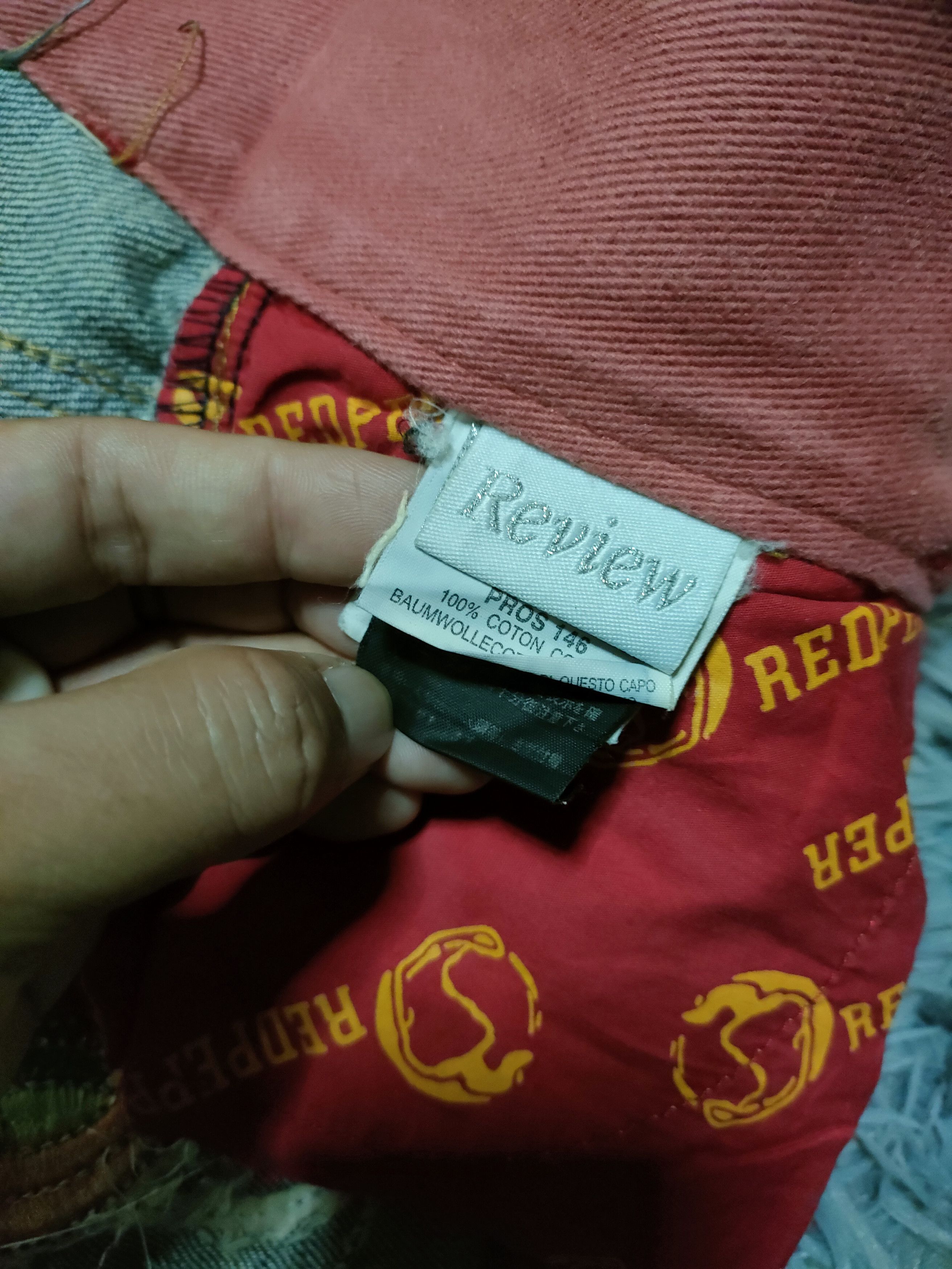 Japanese Brand Flare 🔥Red Pepper Embroided Distressed Jeans Size US 32 / EU 48 - 6 Thumbnail