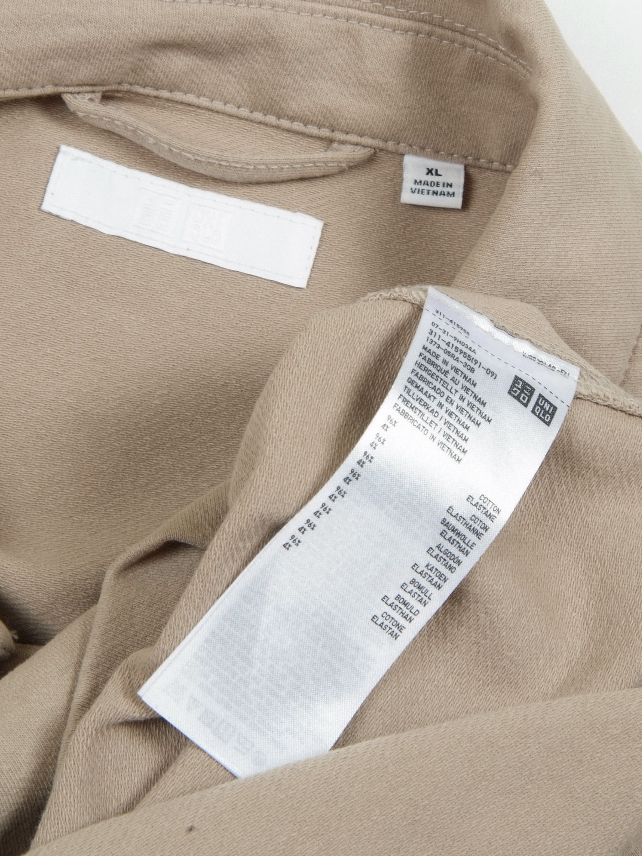 Uniqlo Uniqlo Cotton Stretch Jersey Blazer Jacket (XL) Size 44R - 3 Thumbnail