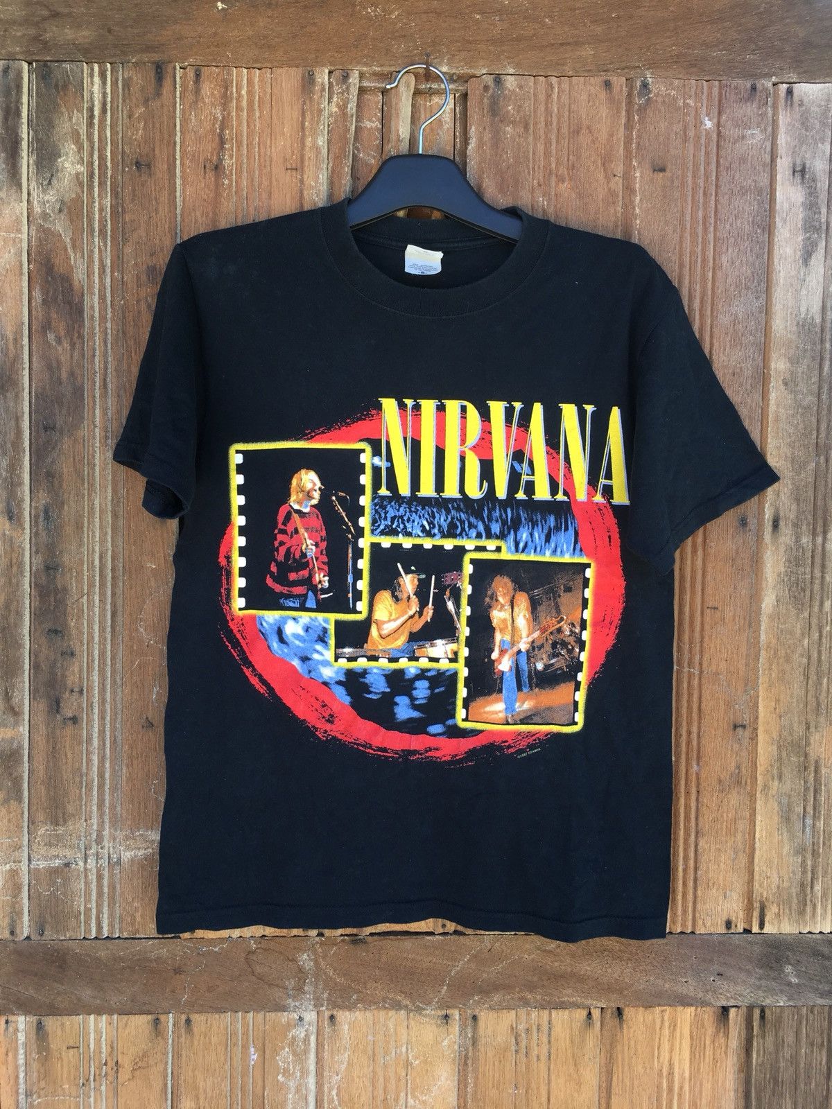 Band Tees Rare Vintage 90s NIRVANA Shirt Size US S / EU 44-46 / 1 - 1 Thumbnail