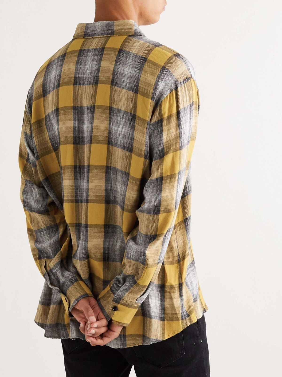 Celine × Hedi Slimane Rare Brand NEW Dancing Kid Super SS21 Runway Flannel Shirt Size US L / EU 52-54 / 3 - 5 Thumbnail