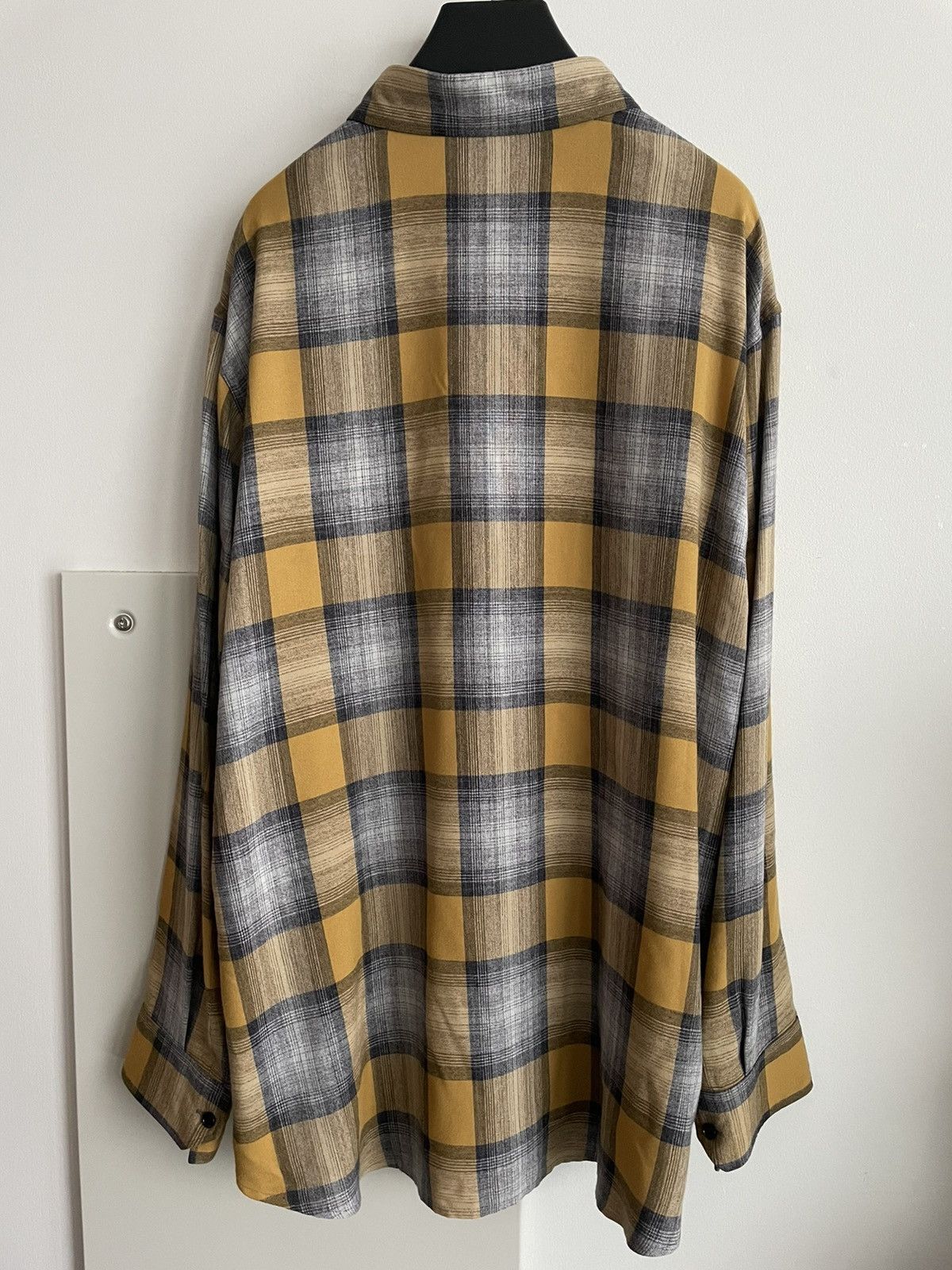 Celine × Hedi Slimane Rare Brand NEW Dancing Kid Super SS21 Runway Flannel Shirt Size US L / EU 52-54 / 3 - 19 Thumbnail