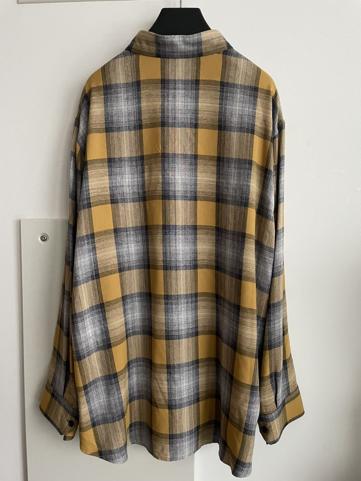 Celine × Hedi Slimane Rare Brand NEW Dancing Kid Super SS21 Runway Flannel Shirt Size US L / EU 52-54 / 3 - 9 Thumbnail