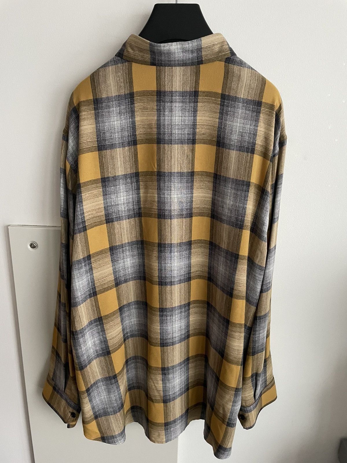 Celine × Hedi Slimane Rare Brand NEW Dancing Kid Super SS21 Runway Flannel Shirt Size US L / EU 52-54 / 3 - 10 Thumbnail