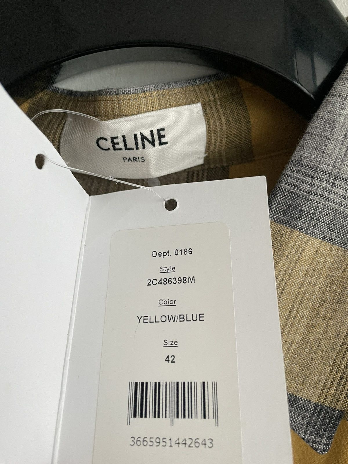 Celine × Hedi Slimane Rare Brand NEW Dancing Kid Super SS21 Runway Flannel Shirt Size US L / EU 52-54 / 3 - 11 Thumbnail