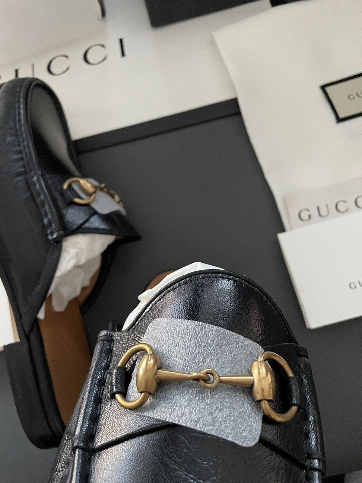 Gucci Gucci Classic Leather Horsebit Loafer Sandal Size US 10.5 / EU 43-44 - 20 Thumbnail