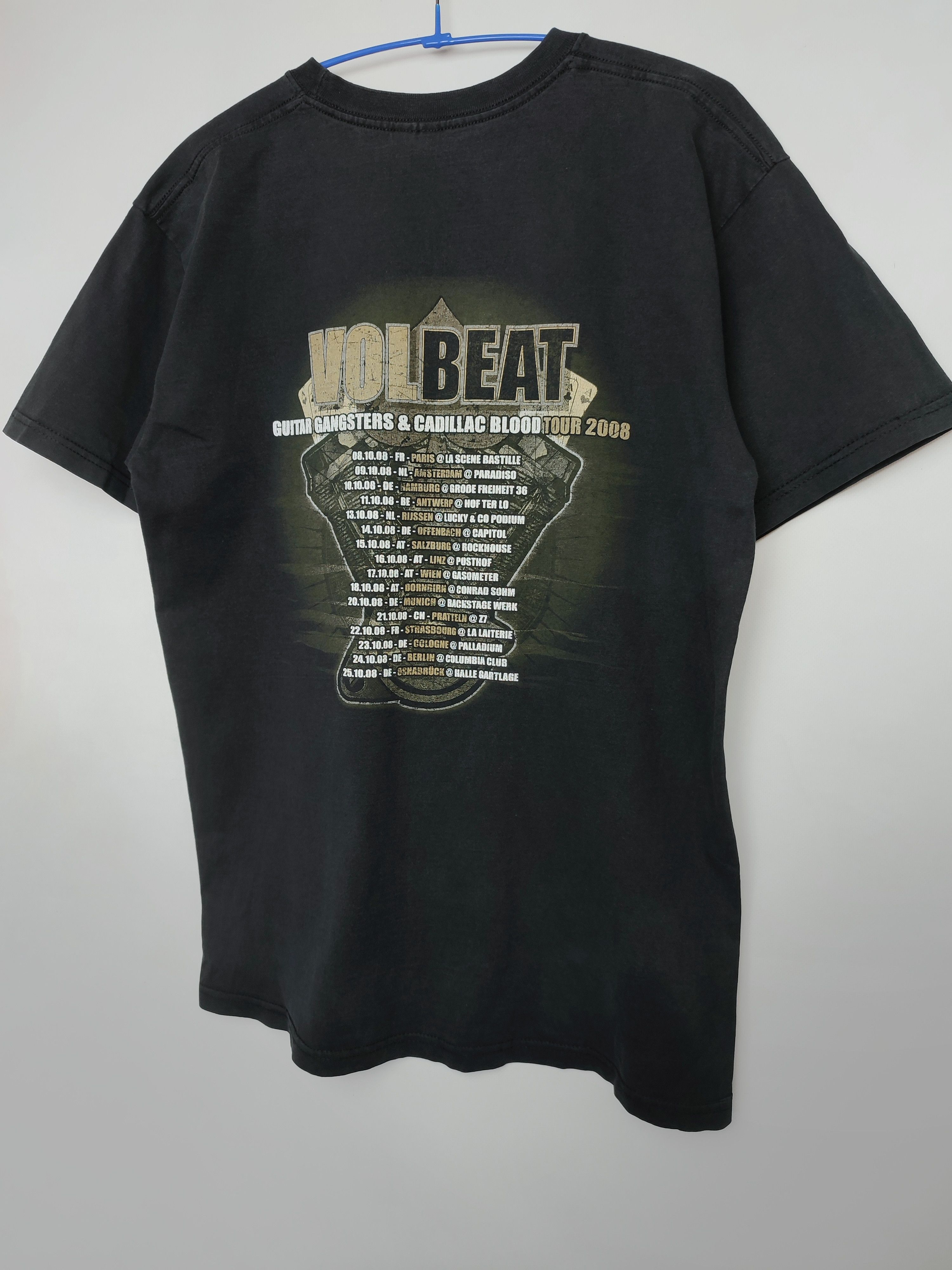 Vintage Volbeat tour 2008 t shirt Size US M / EU 48-50 / 2 - 3 Thumbnail