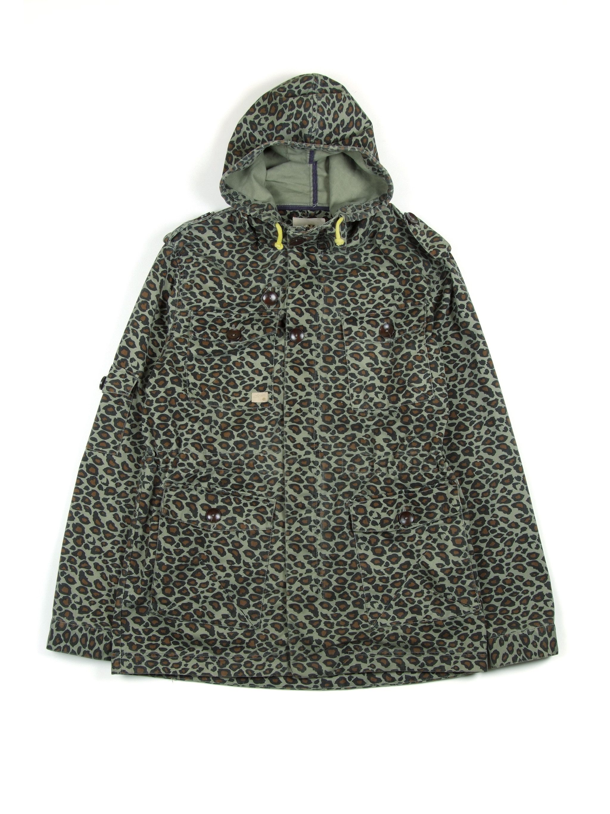 Humor Camouflage Cotton Parka Jacket (XL)
